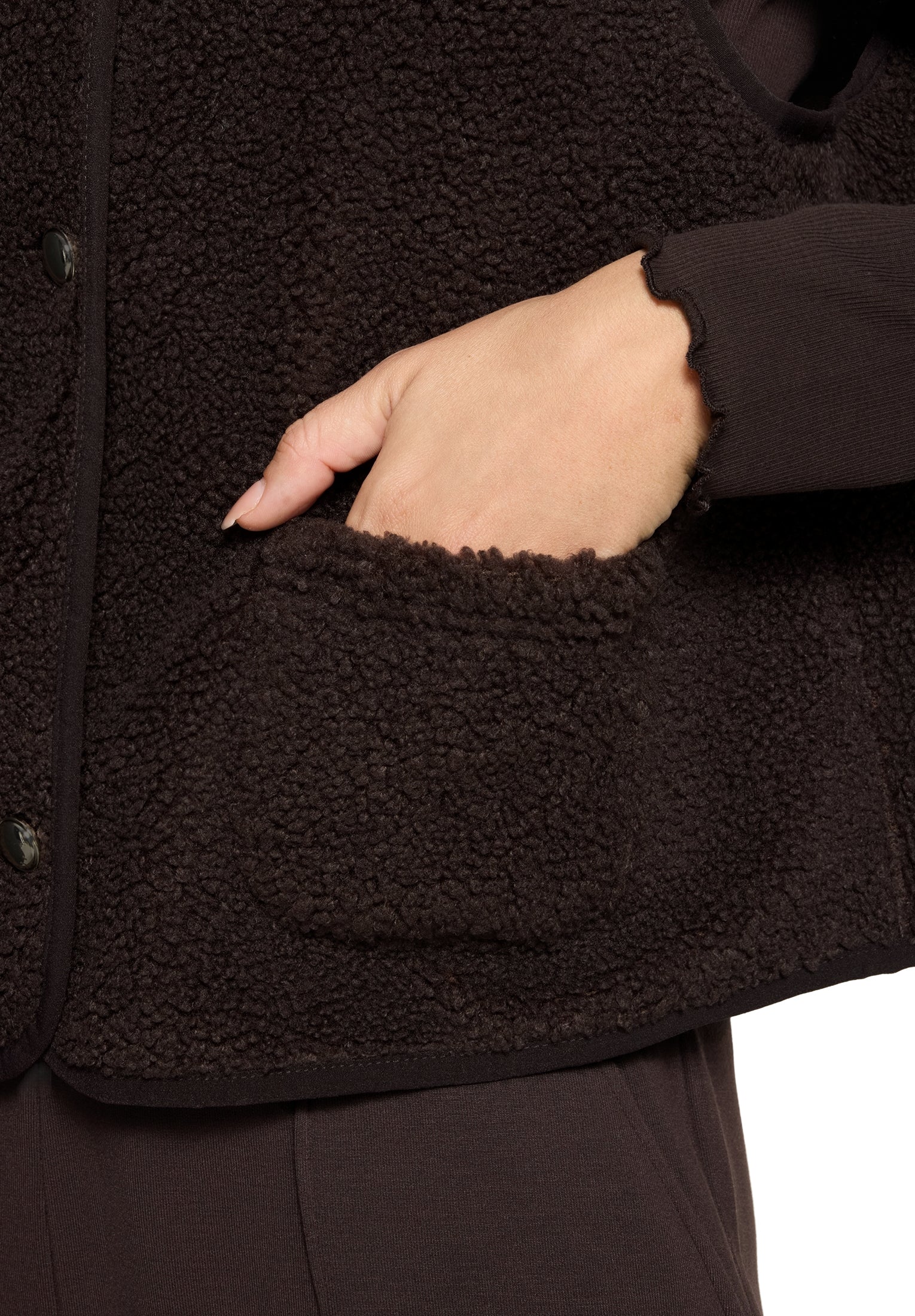 Cartoon Damen Sweatjacken Black Coffee