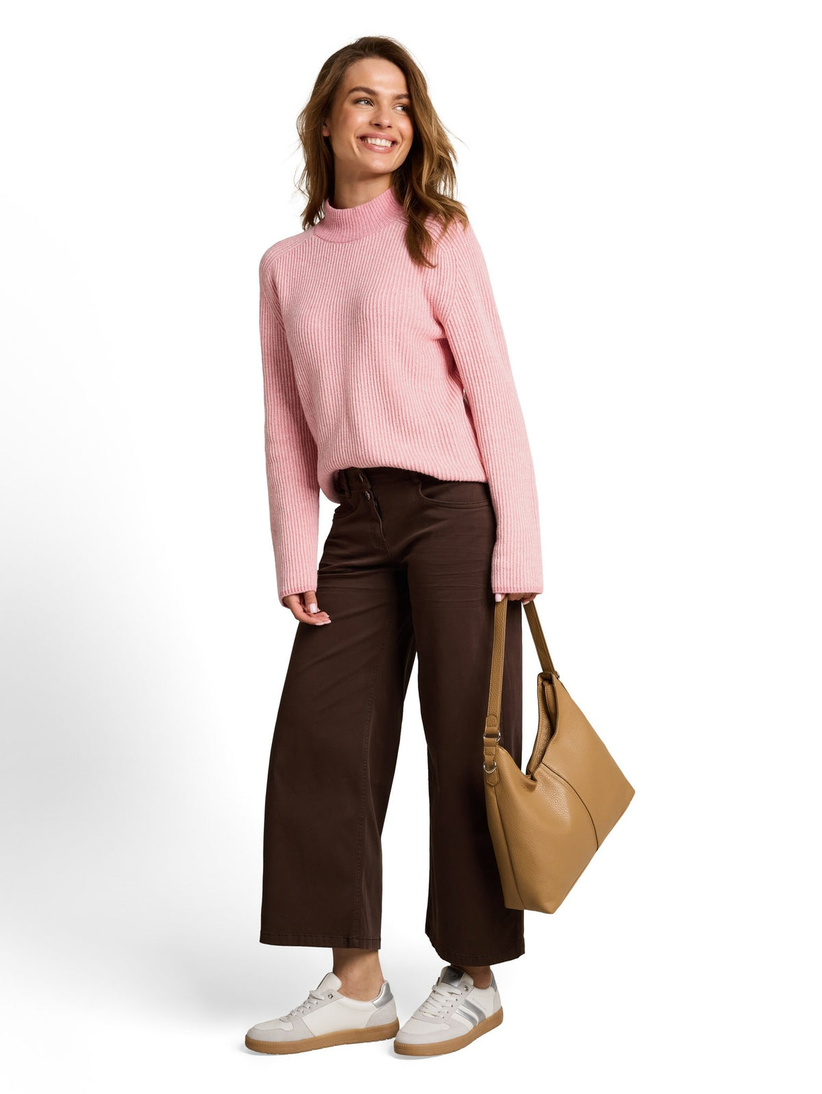 Tom Tailor Damen Sweatshirts Light Pink Stru