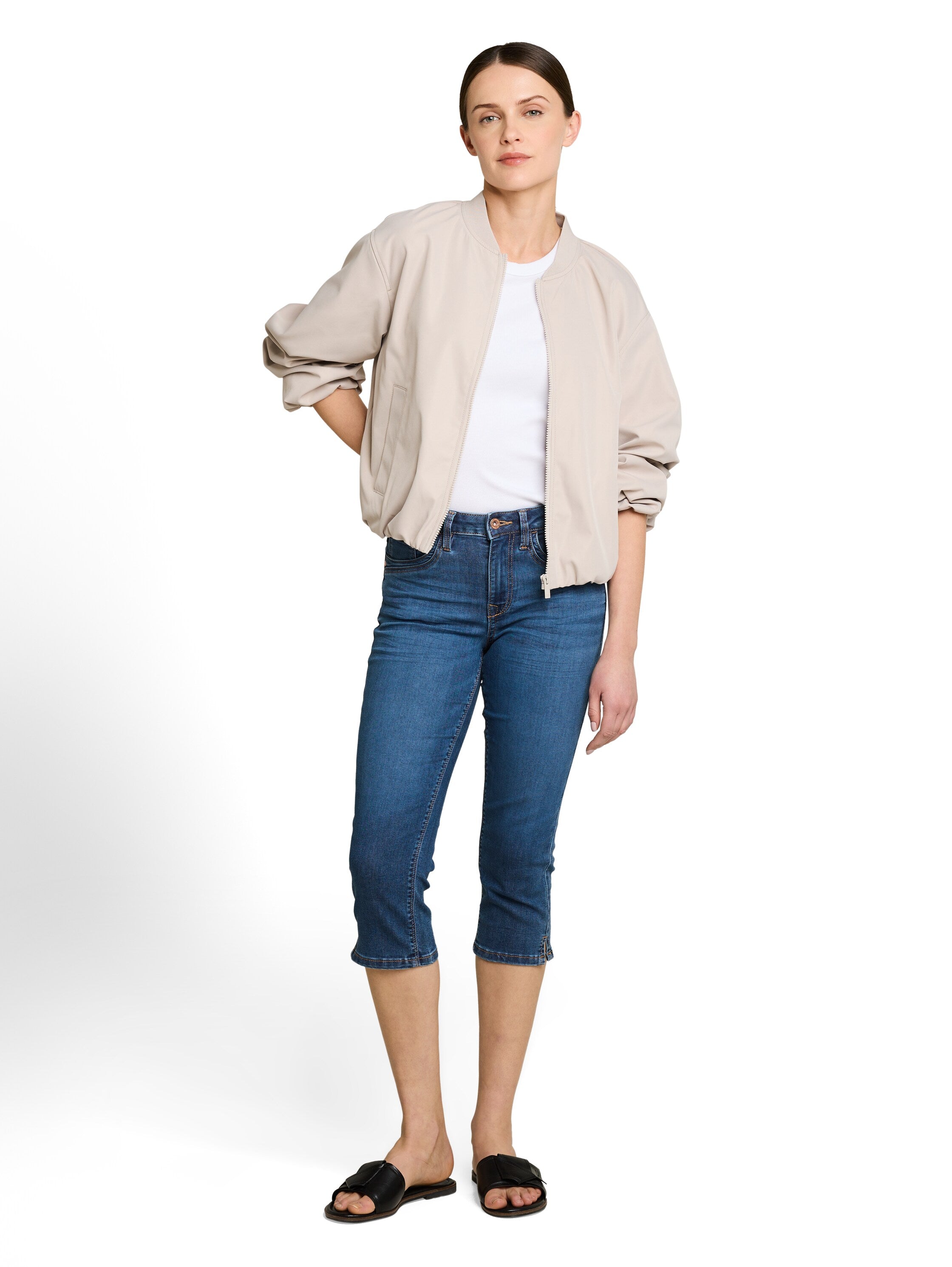 Tom Tailor Damen Jeans Clean Mid Stone