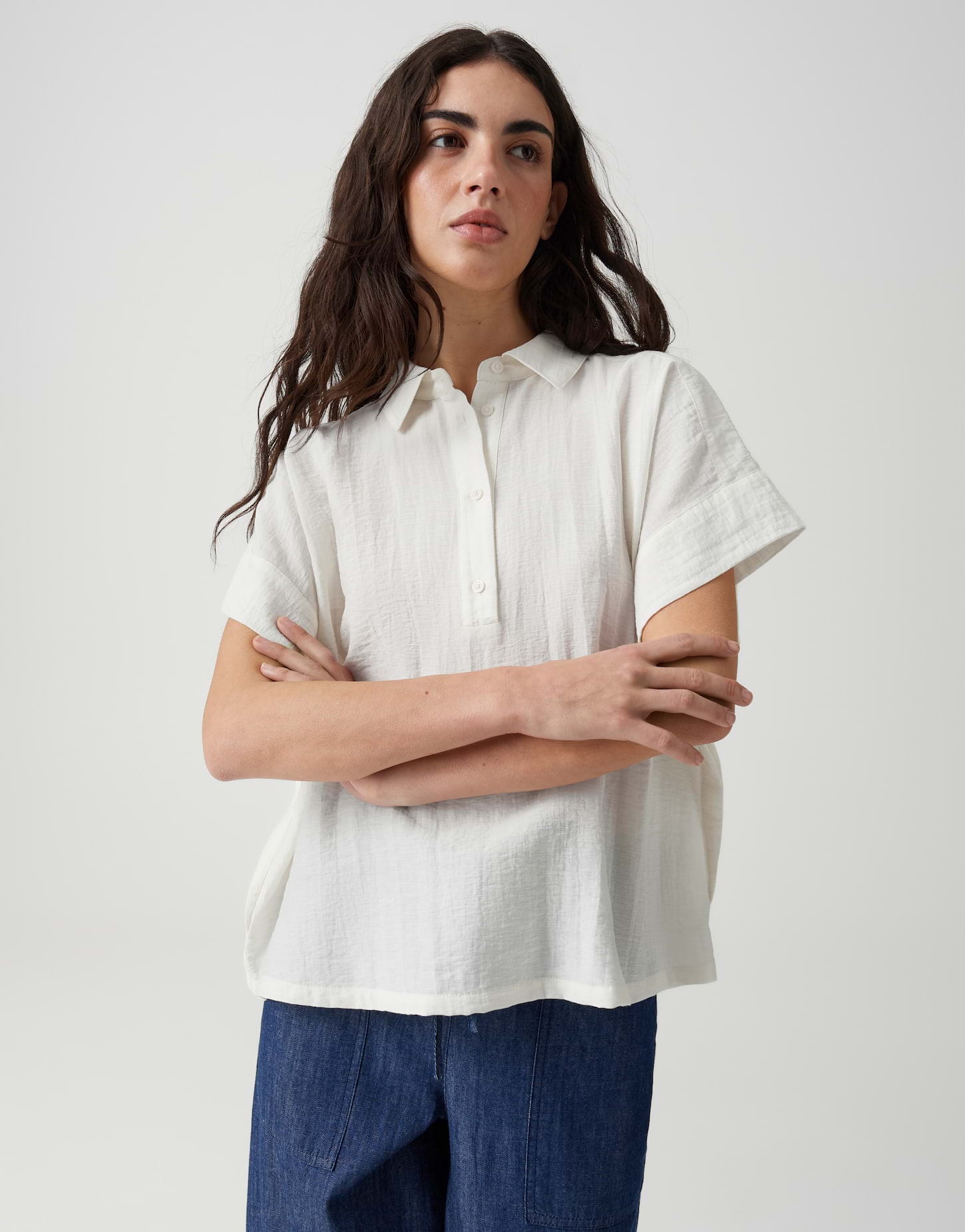 Opus Damen Blusen Light Cotton