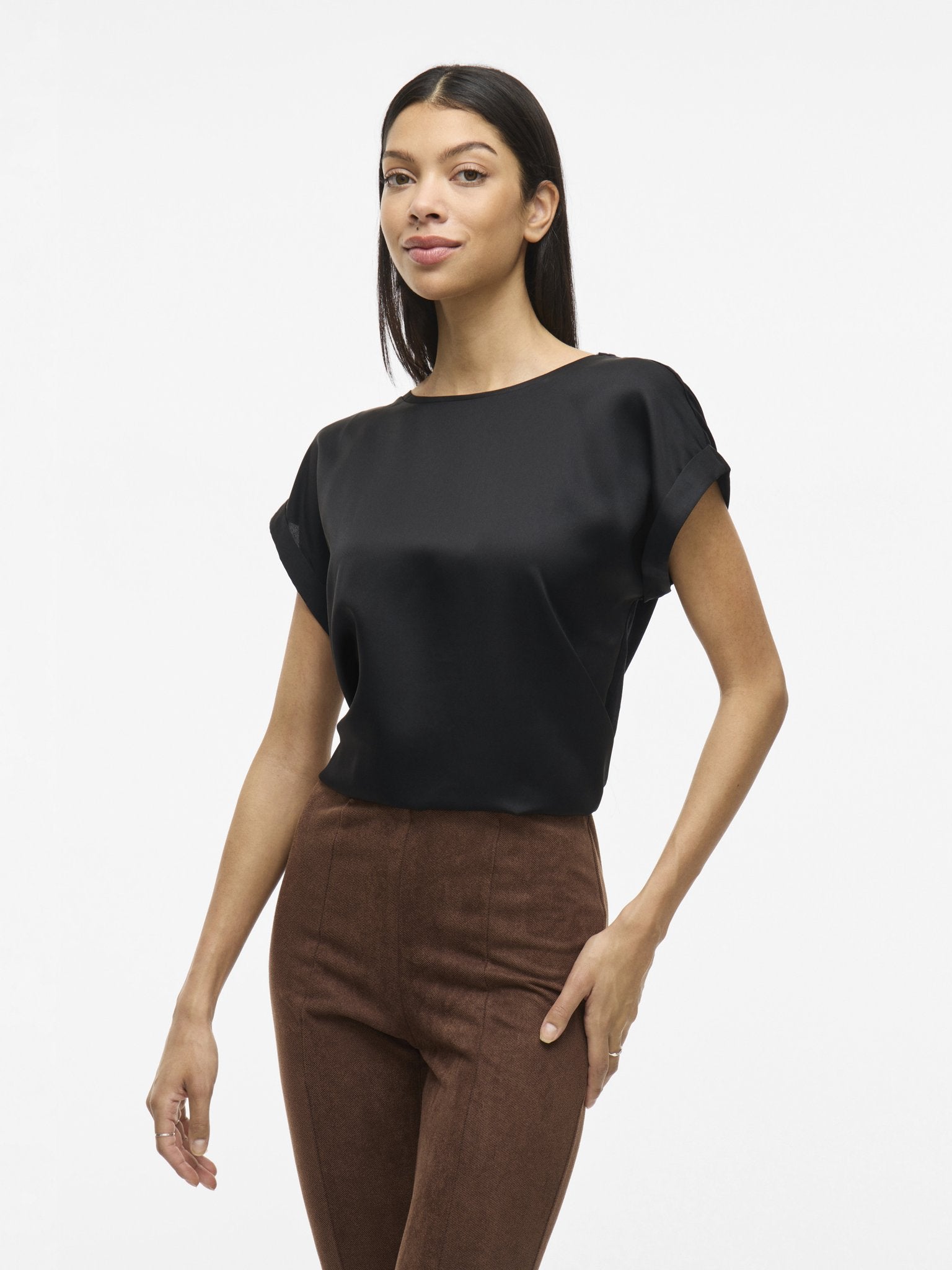 Vila Damen Tops Black
