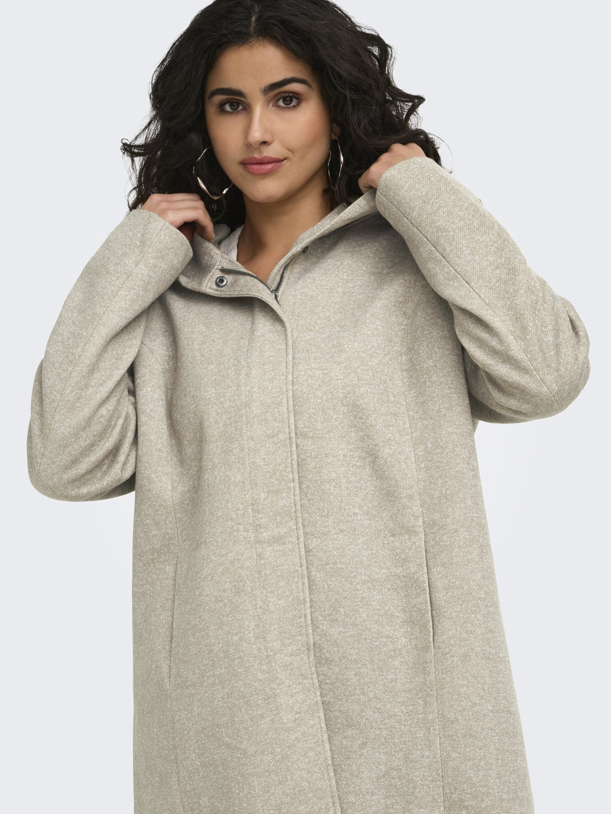Only Carmakoma Damen Mantel Fungi/Melange