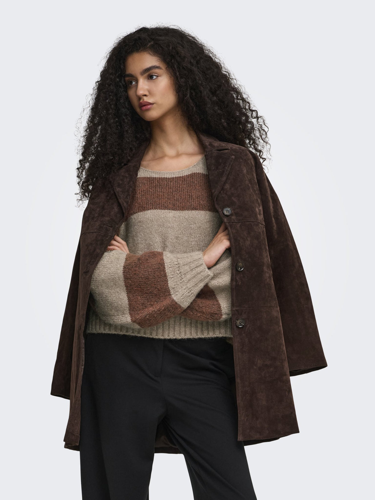 Only Damen Pullover Pumice Stone/W.