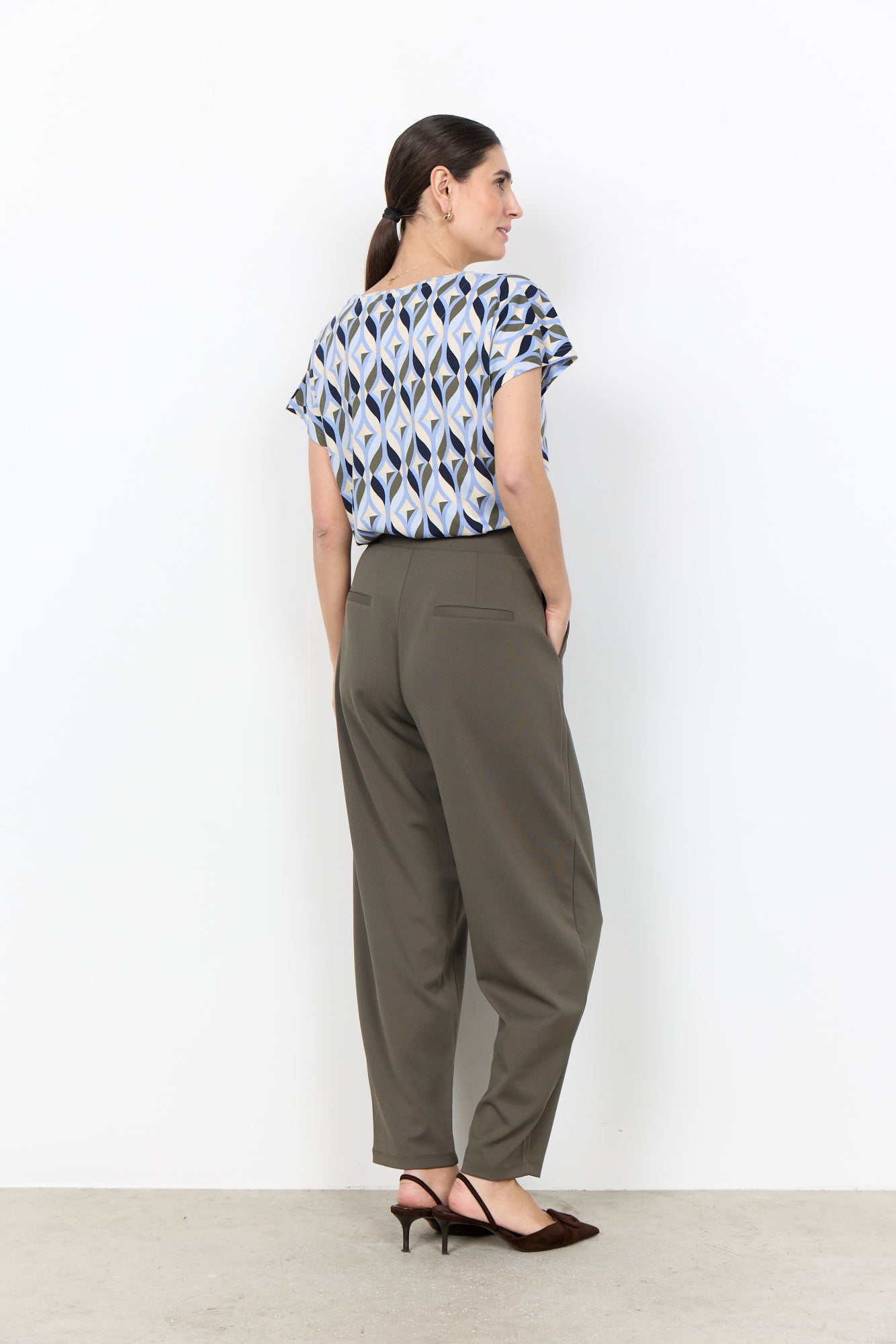 Soya Concept Damen Hosen Grape Leaf