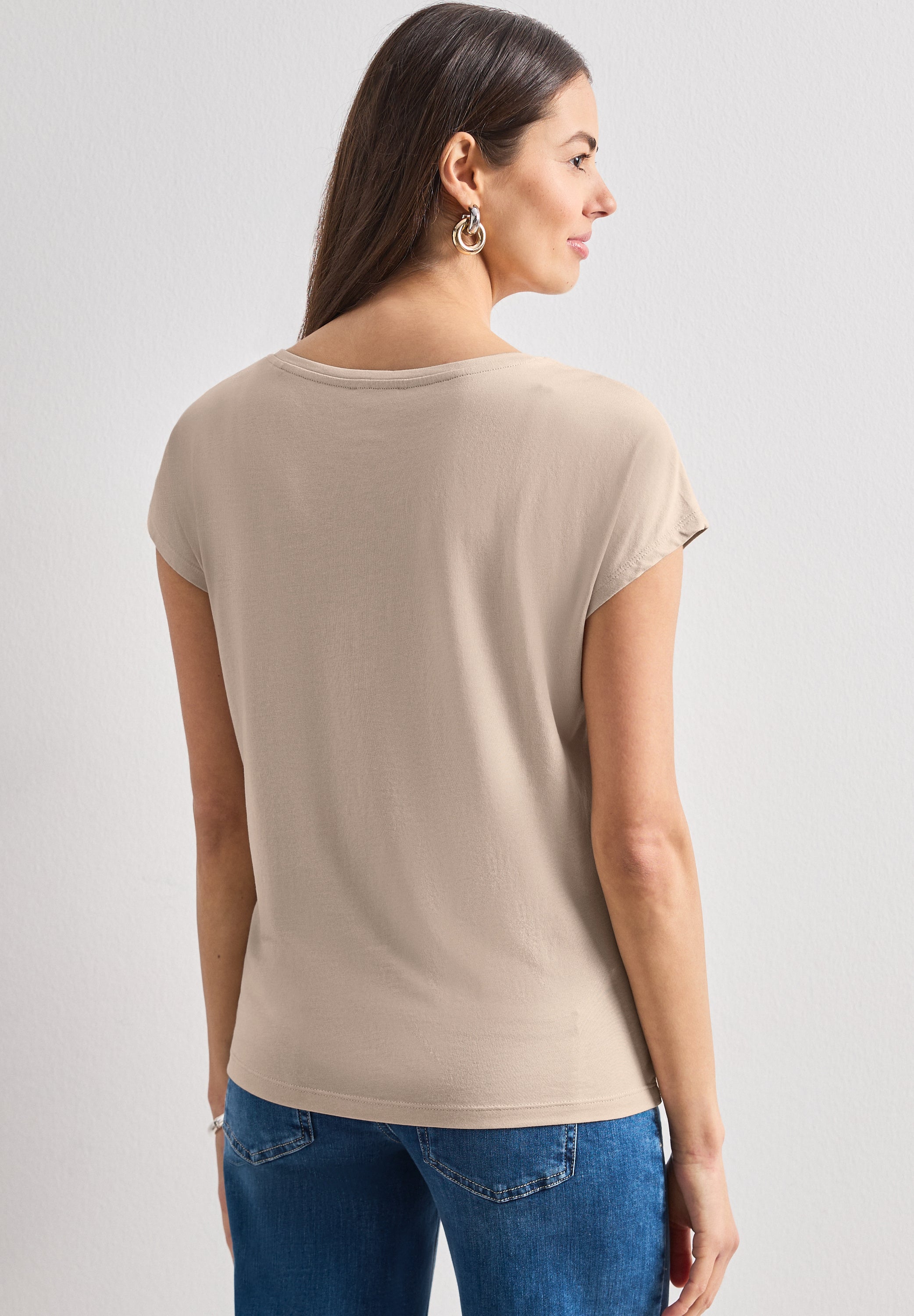 Street One Damen T-Shirts  Clay Sand