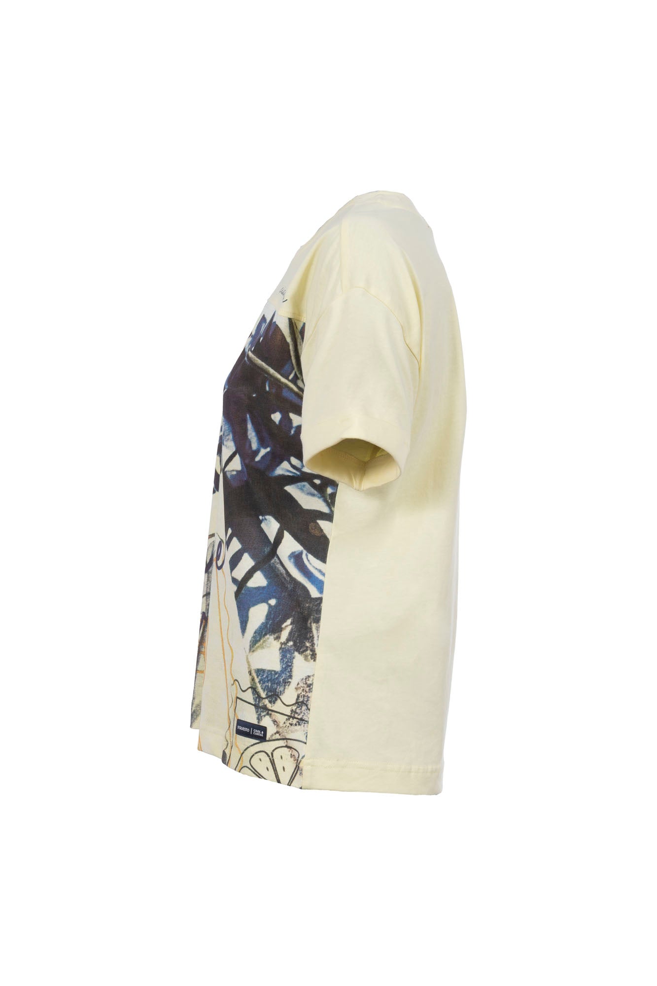 Soquesto Damen T-Shirts Gelb Hell