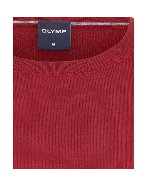 Olymp Herren Pullover  Bordeaux