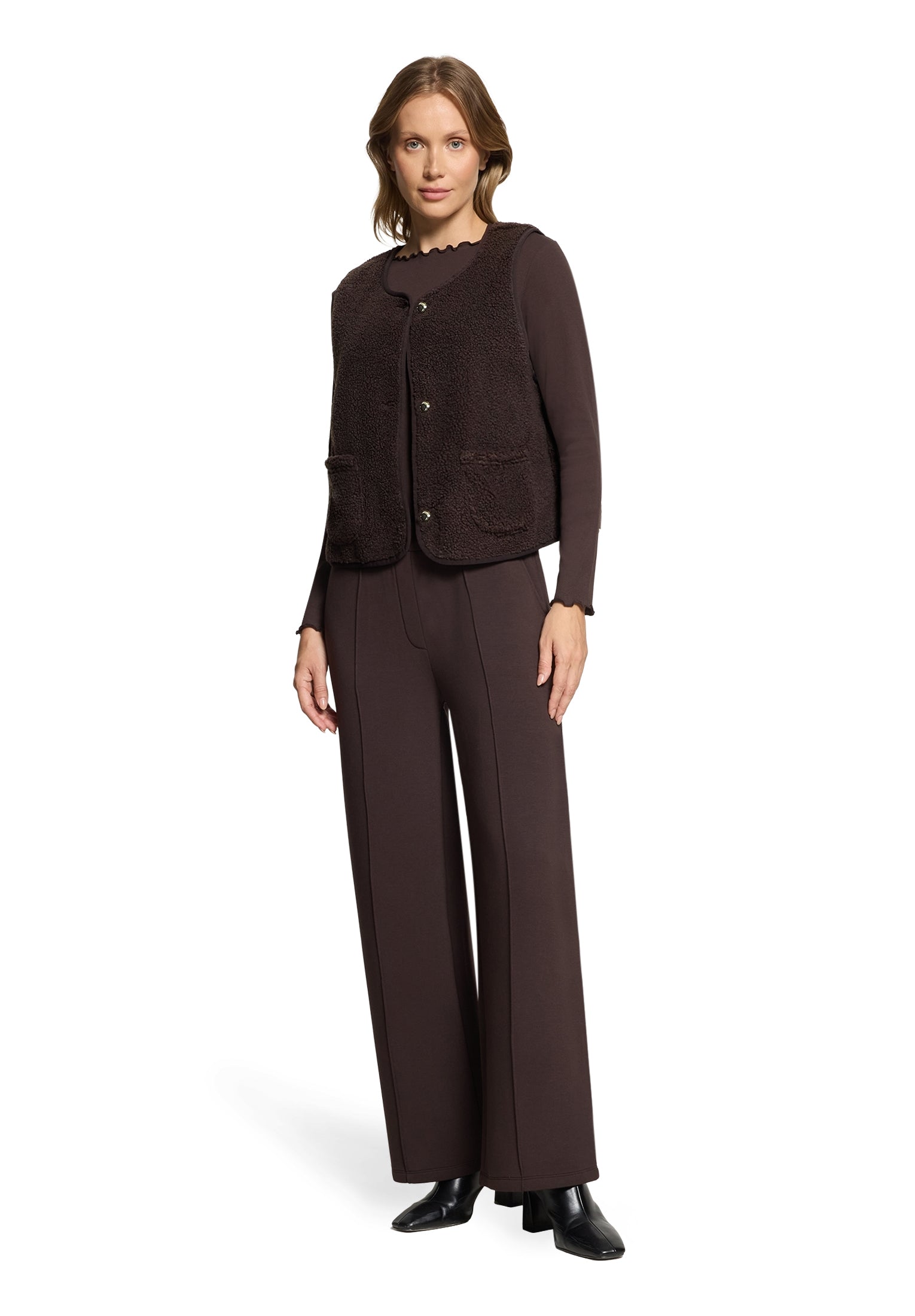 Cartoon Damen Sweatjacken Black Coffee