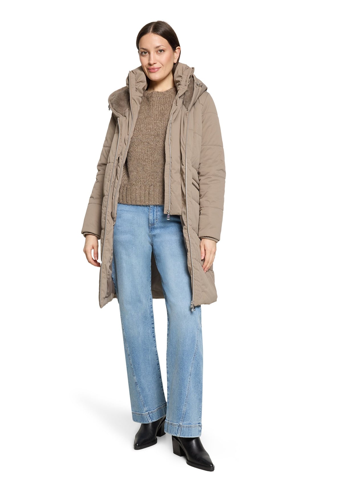 Cartoon Damen Jacken Bambus
