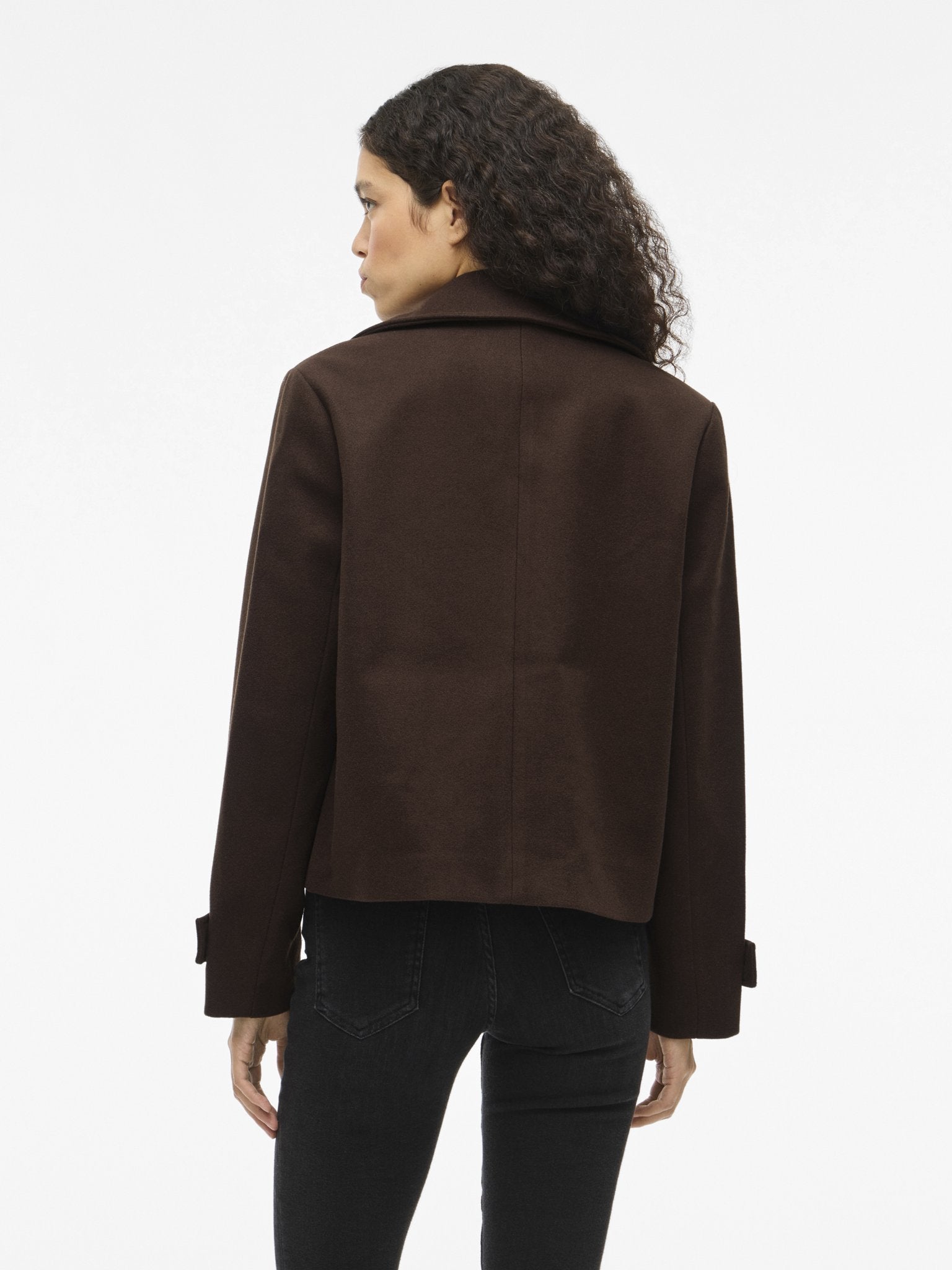 Vila Damen Jacken Coffee Bean