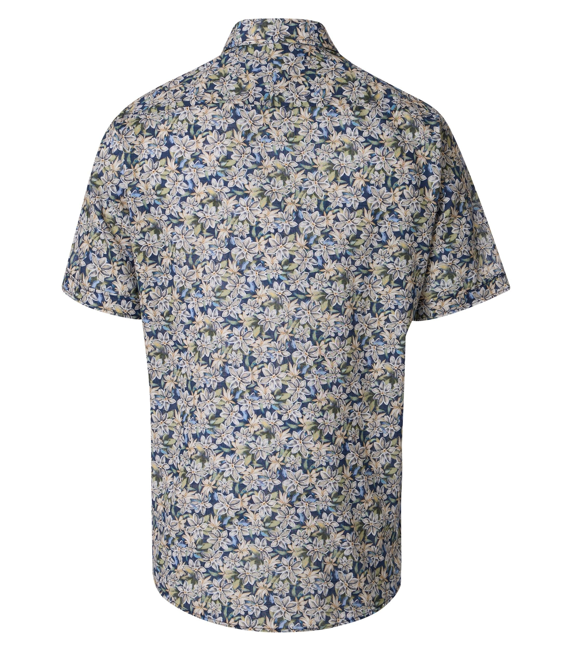 Casa Moda Herren Hemden kurz  Blau