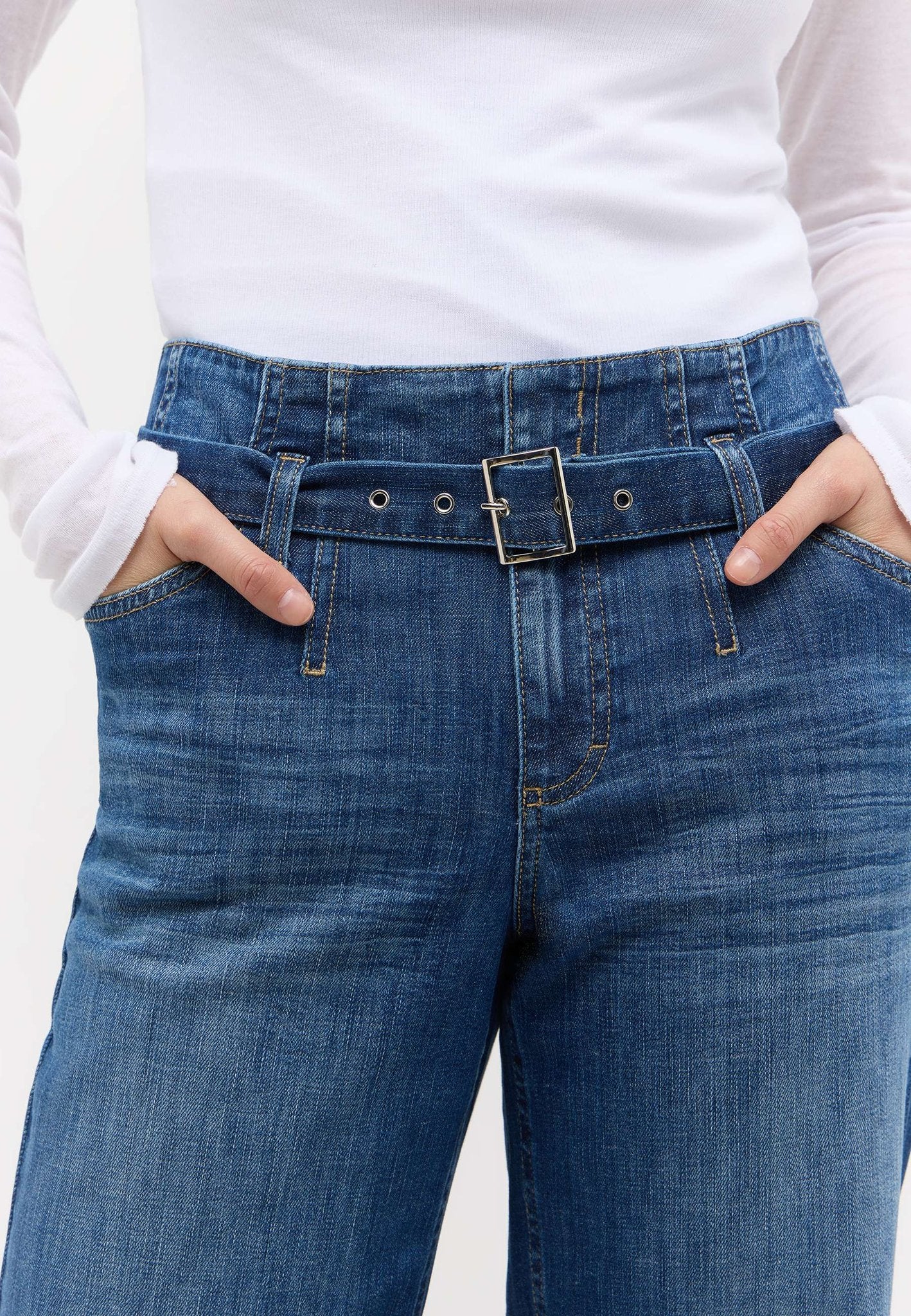 Angels Damen Jeans  Mid Blue U