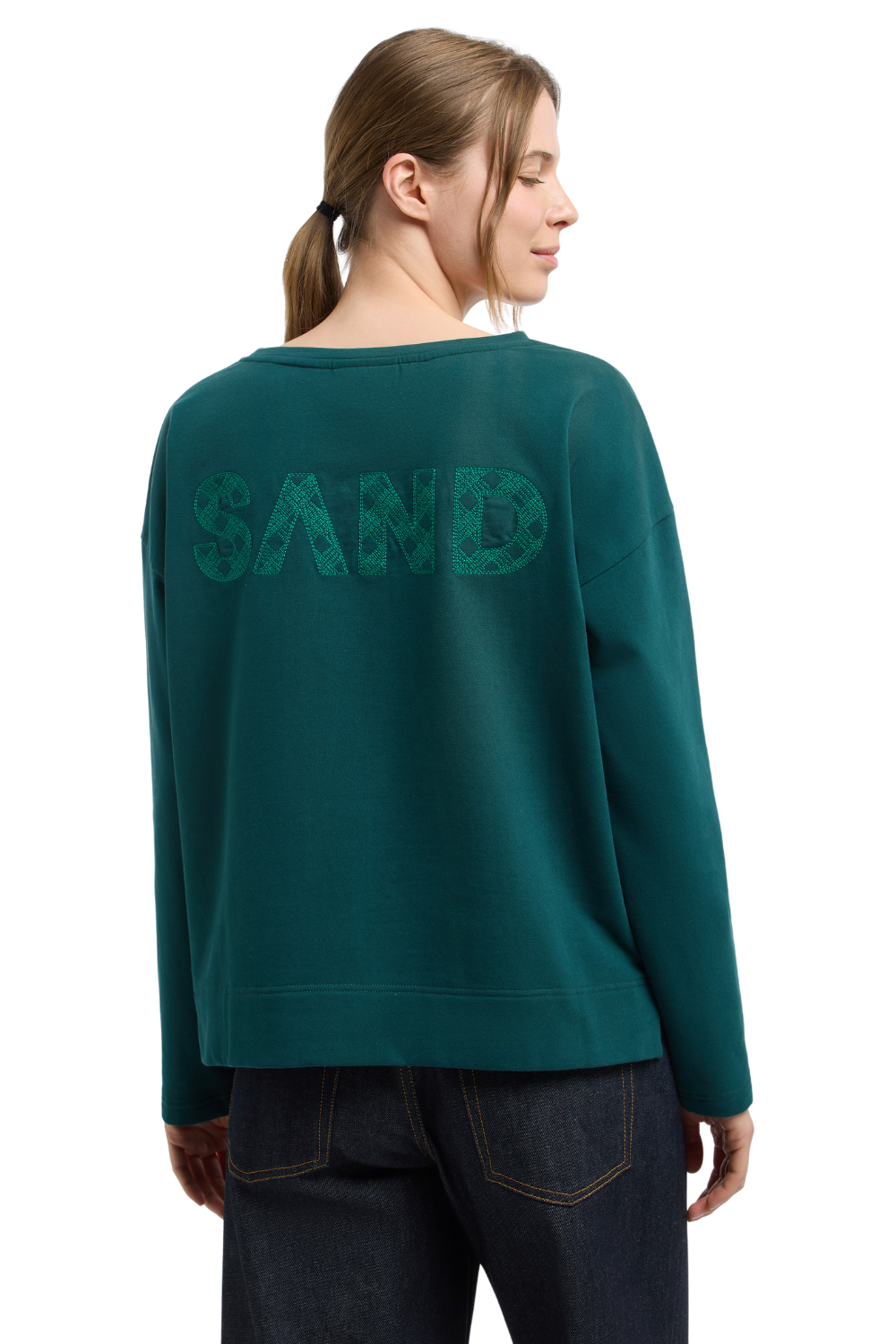 Elbsand Damen Sweatshirts  Dark Ivy