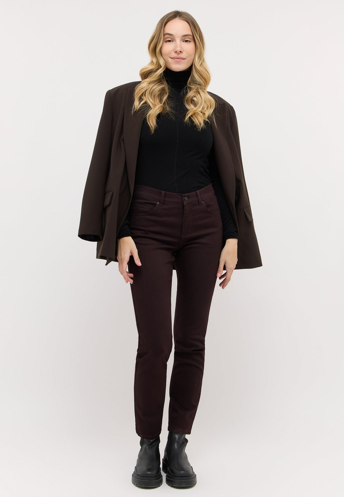Angels Damen Jeans  Deep Wine