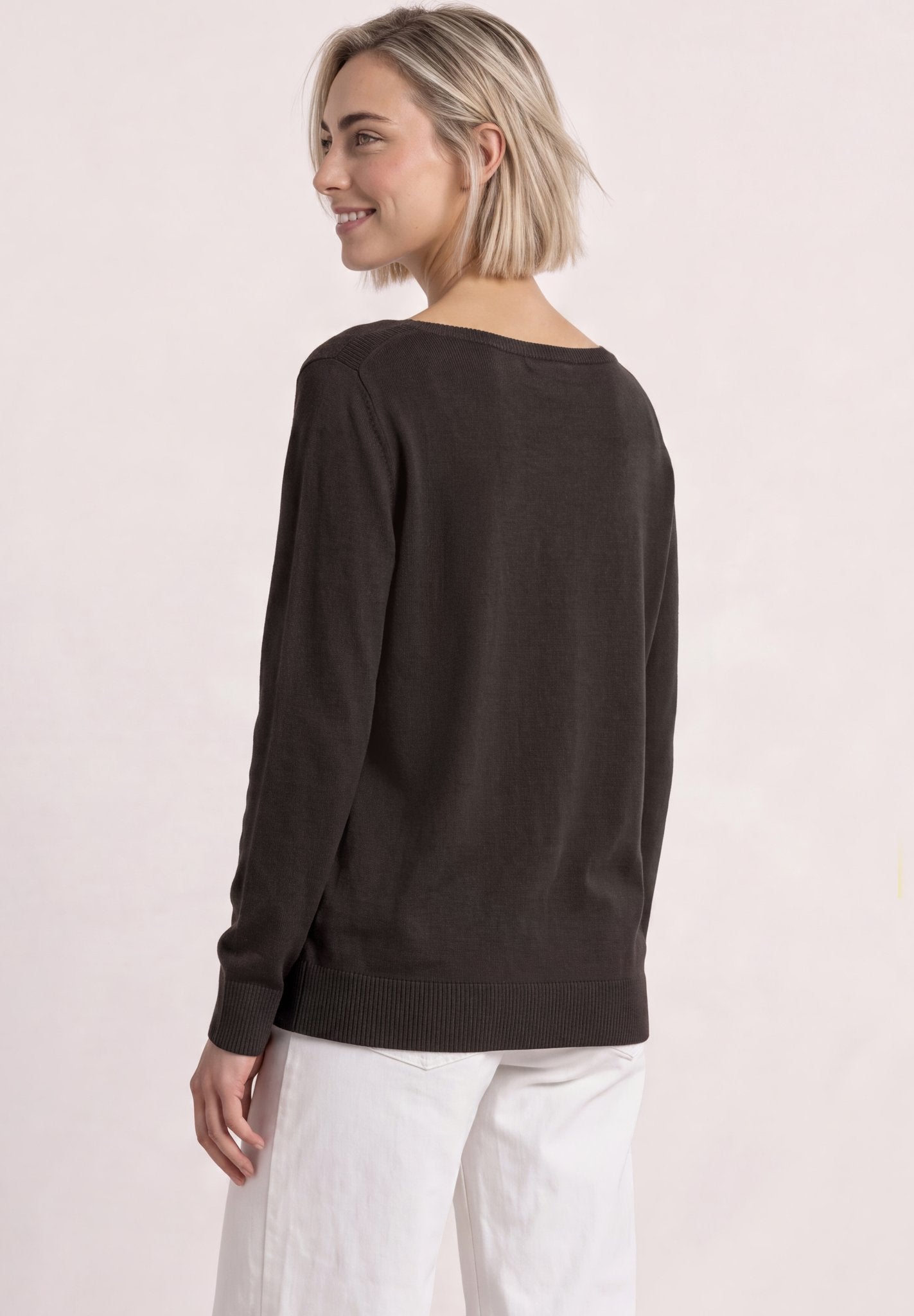 Street One Damen Pullover  Black Cof