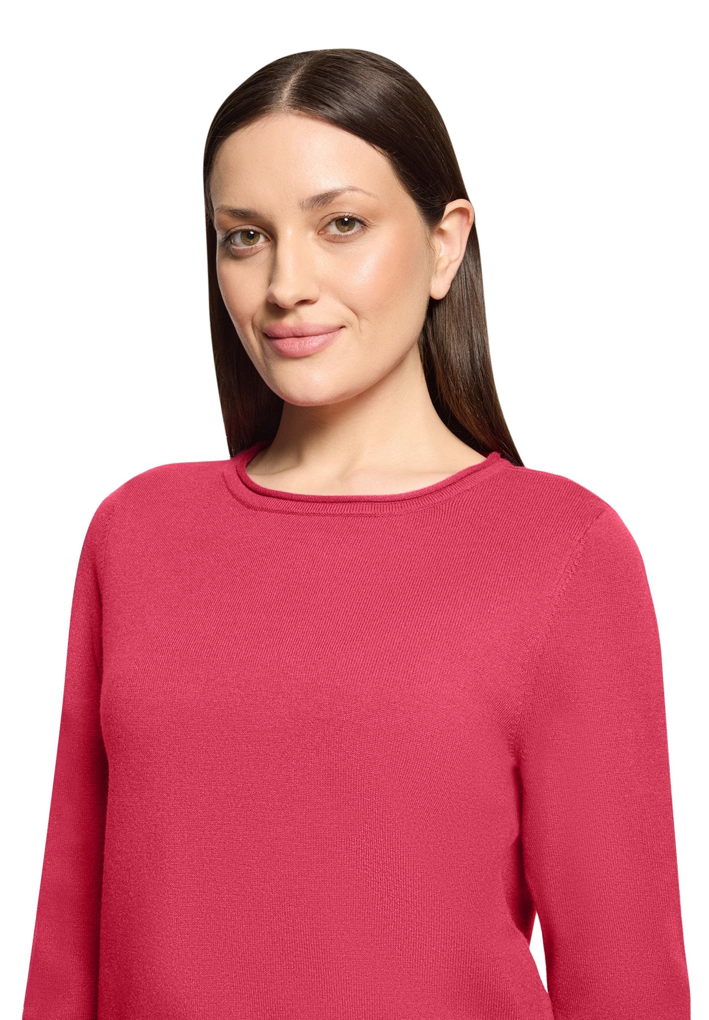Cartoon Damen Pullover Red Bud