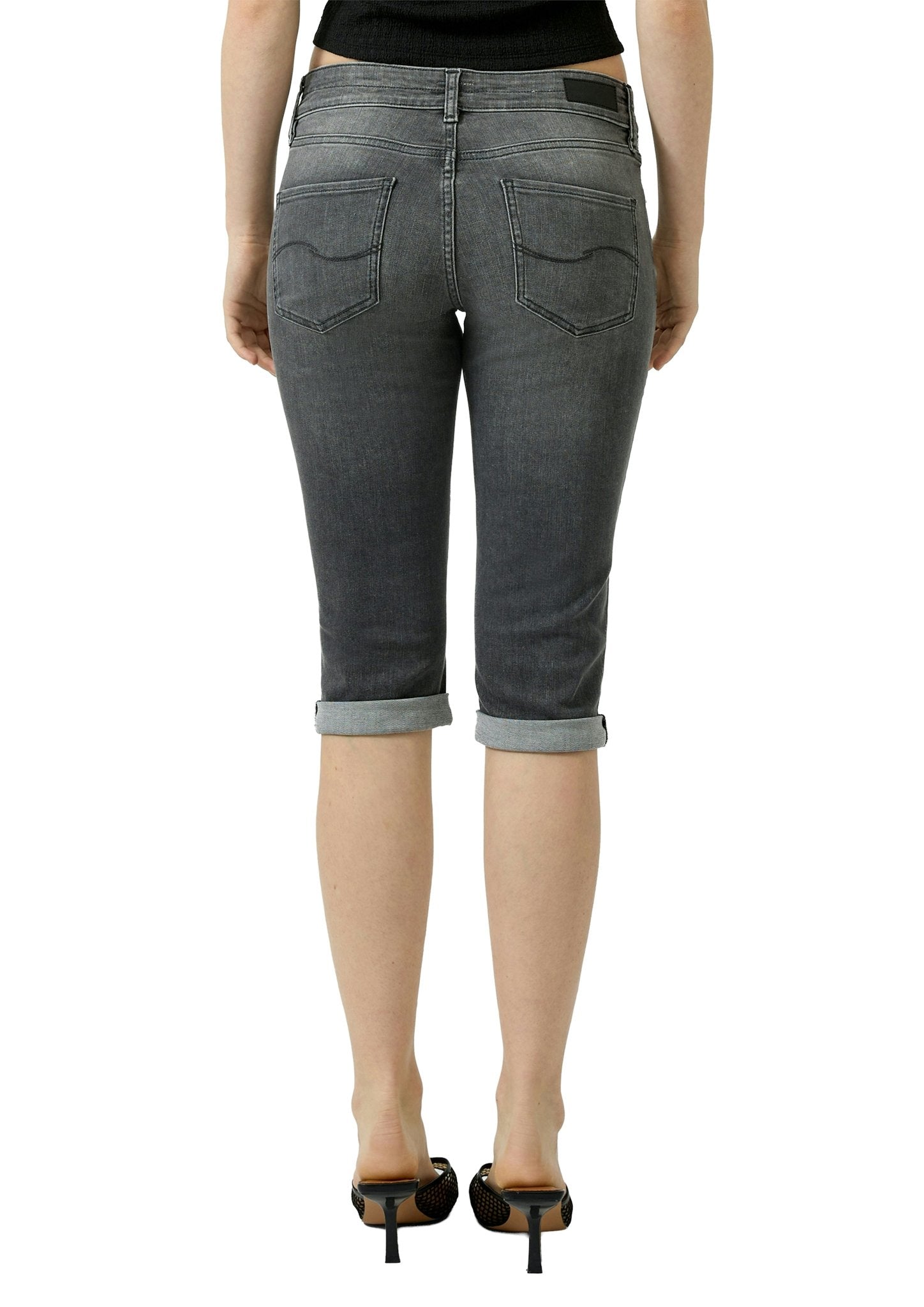 QS by S.Oliver Damen Hosen Grey/Black