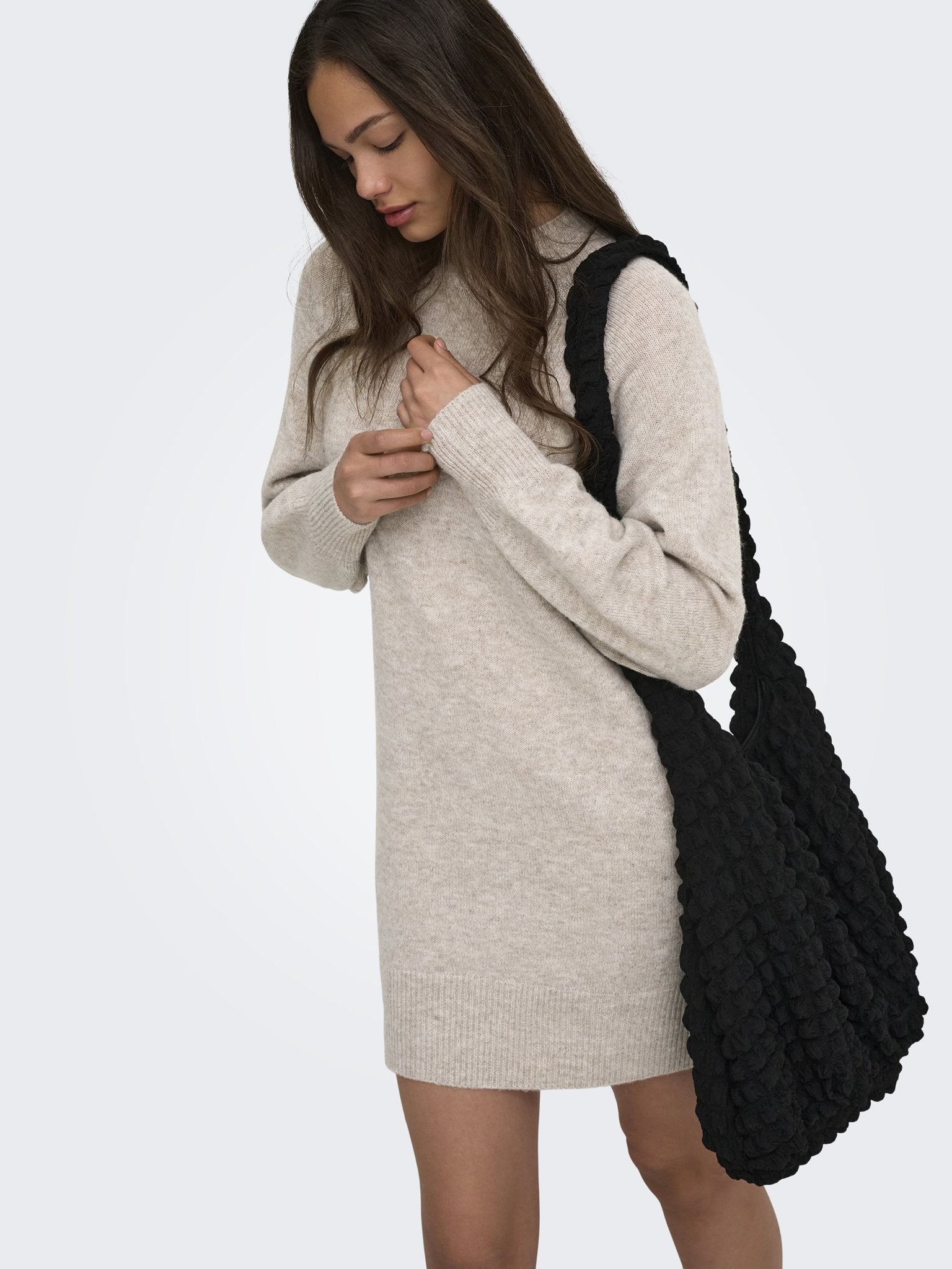 only Damen Kleider Humus/Melange