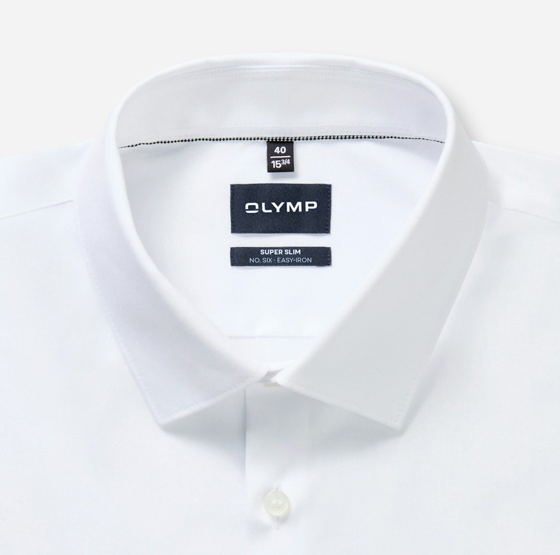Olymp Herren Hemden lang  Weiss