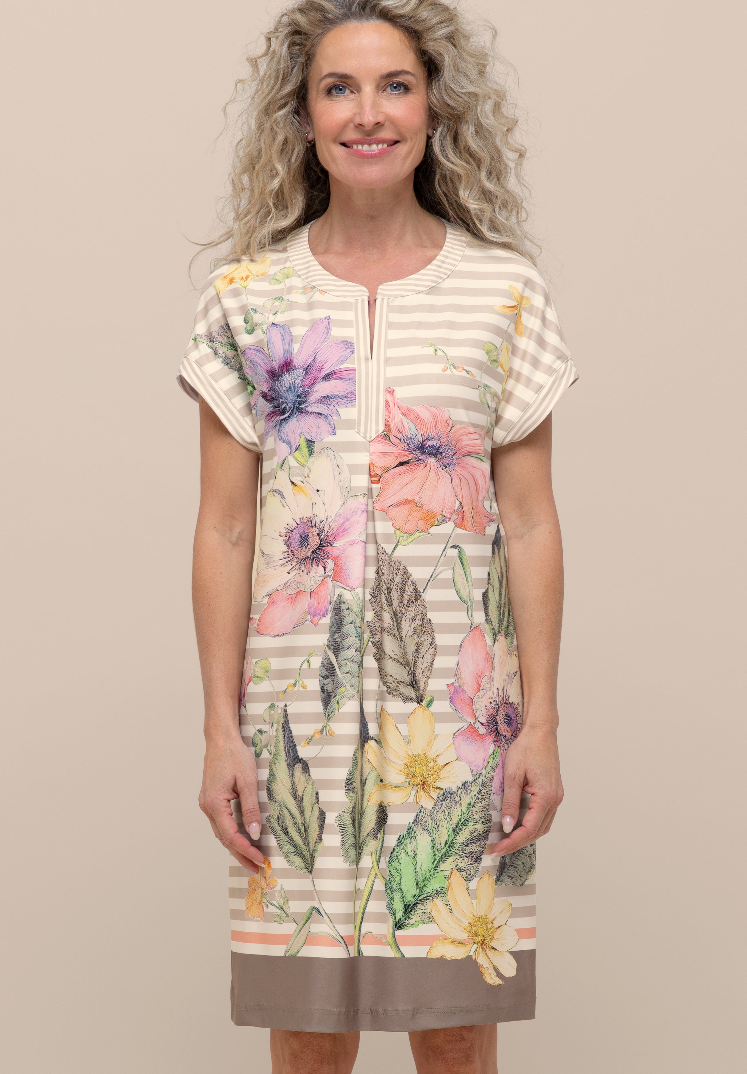 Bianca Damen Kleider Yellow Mix