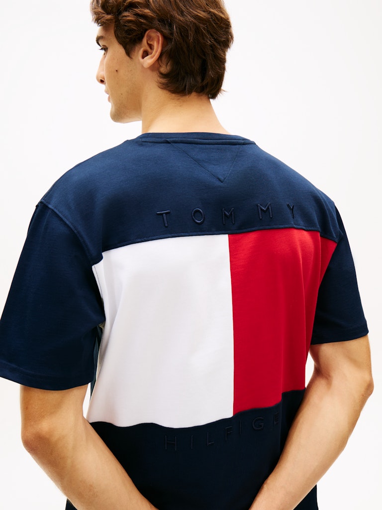 Tommy Hilfiger Herren T-Shirts kurz Dcc Blue
