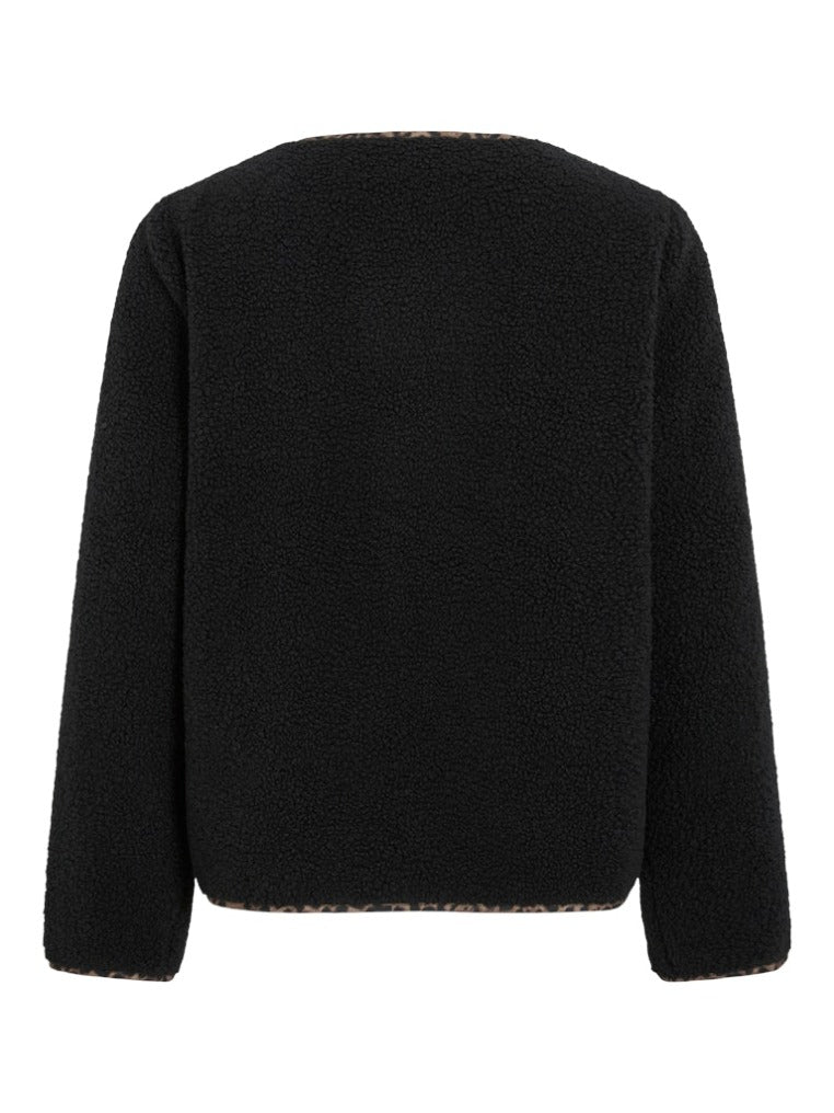 Teddyfell Jacke - Black