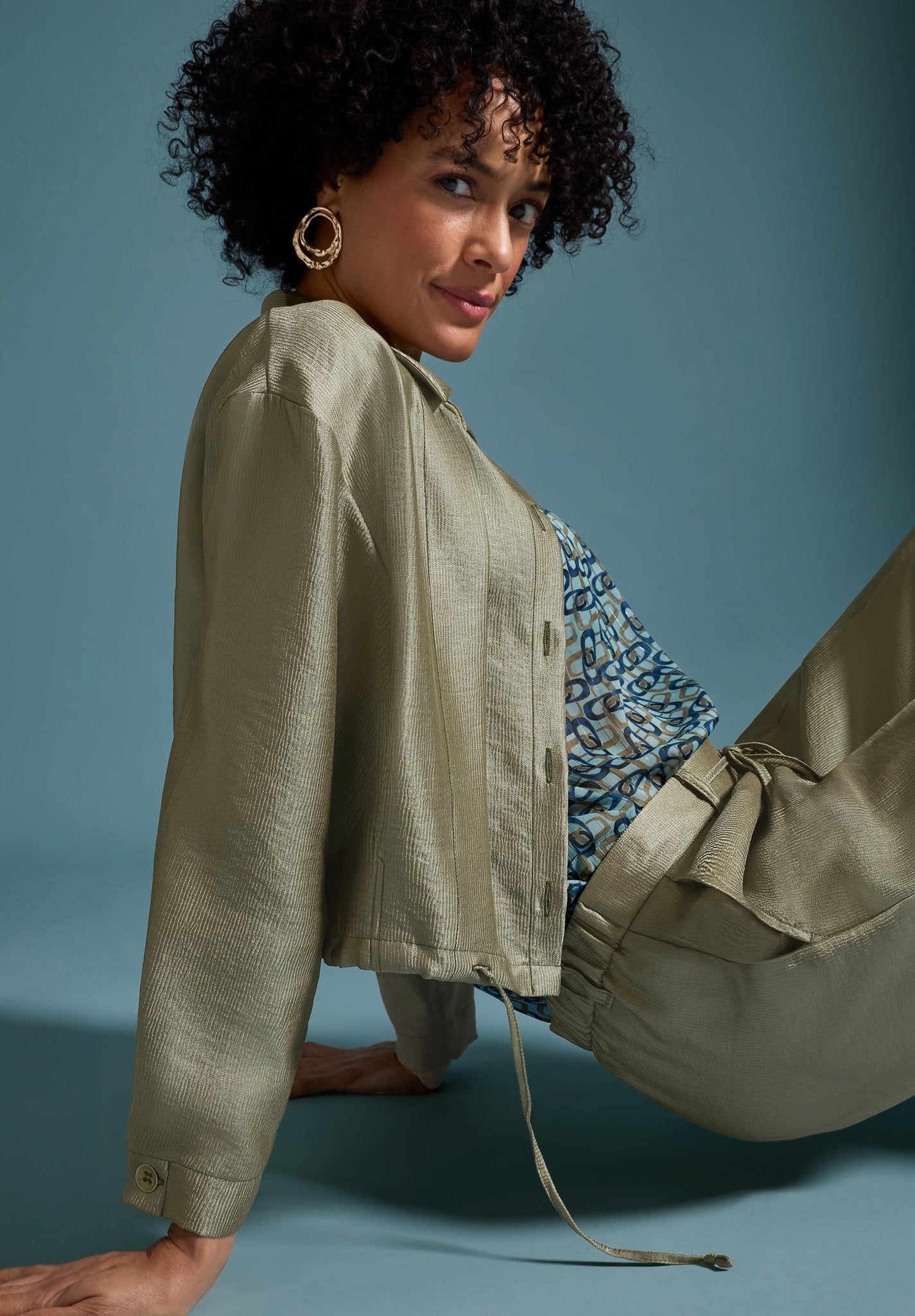 Bianca Damen Blazer Sage