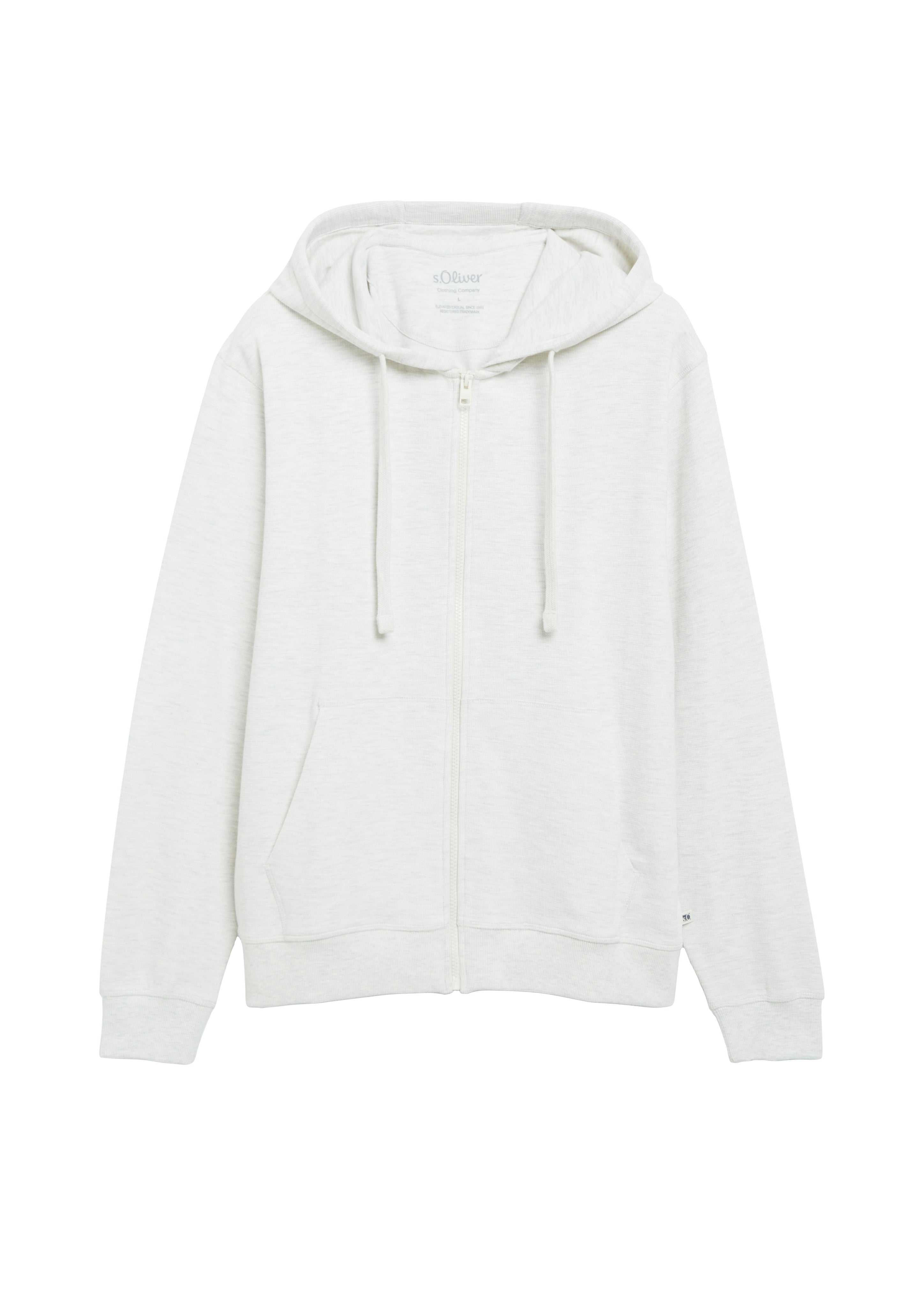 S. Oliver red Herren Sweatjacken W White