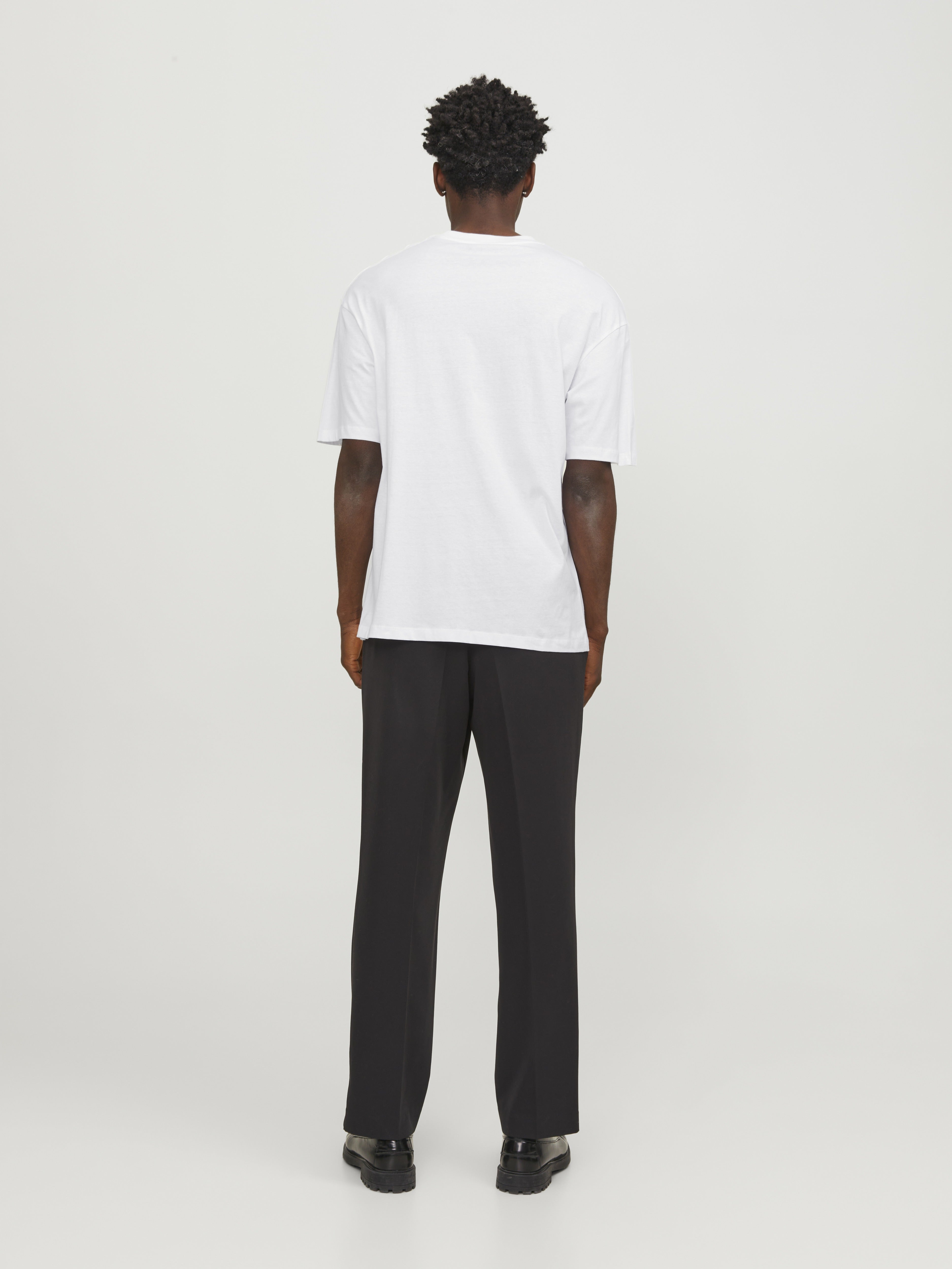 Jack & Jones Herren T-Shirts kurz White