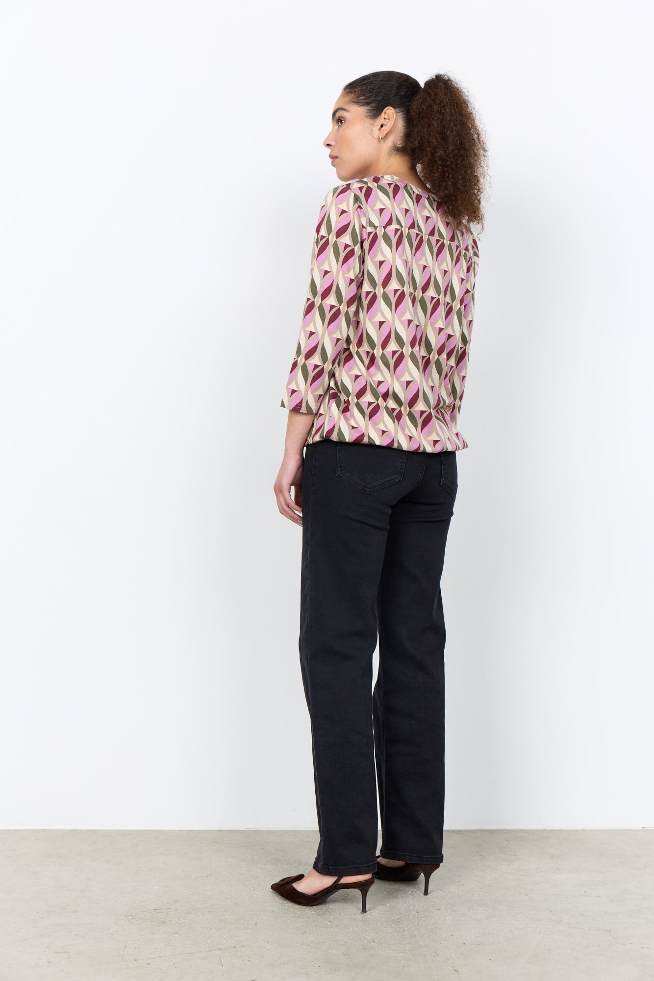 Soya Concept Damen Blusen kurz Oxblood Red Com
