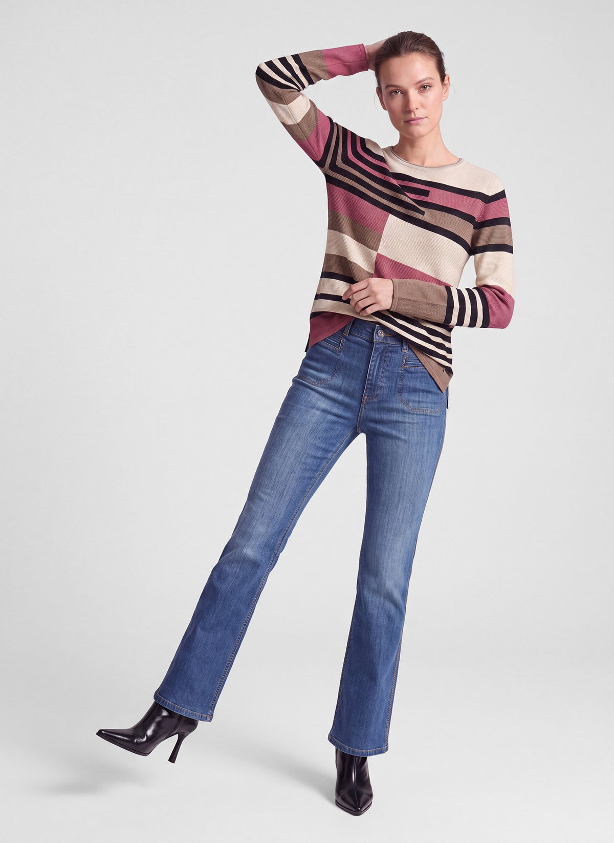 Rabe Damen Pullover Malve