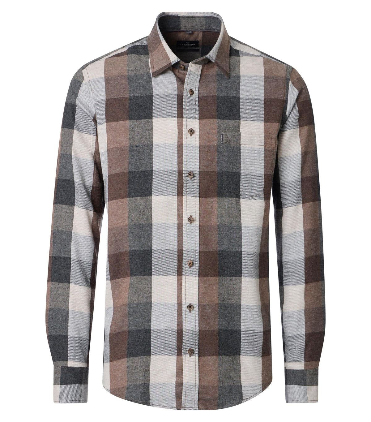 Casa Moda Herren Hemden  Braun