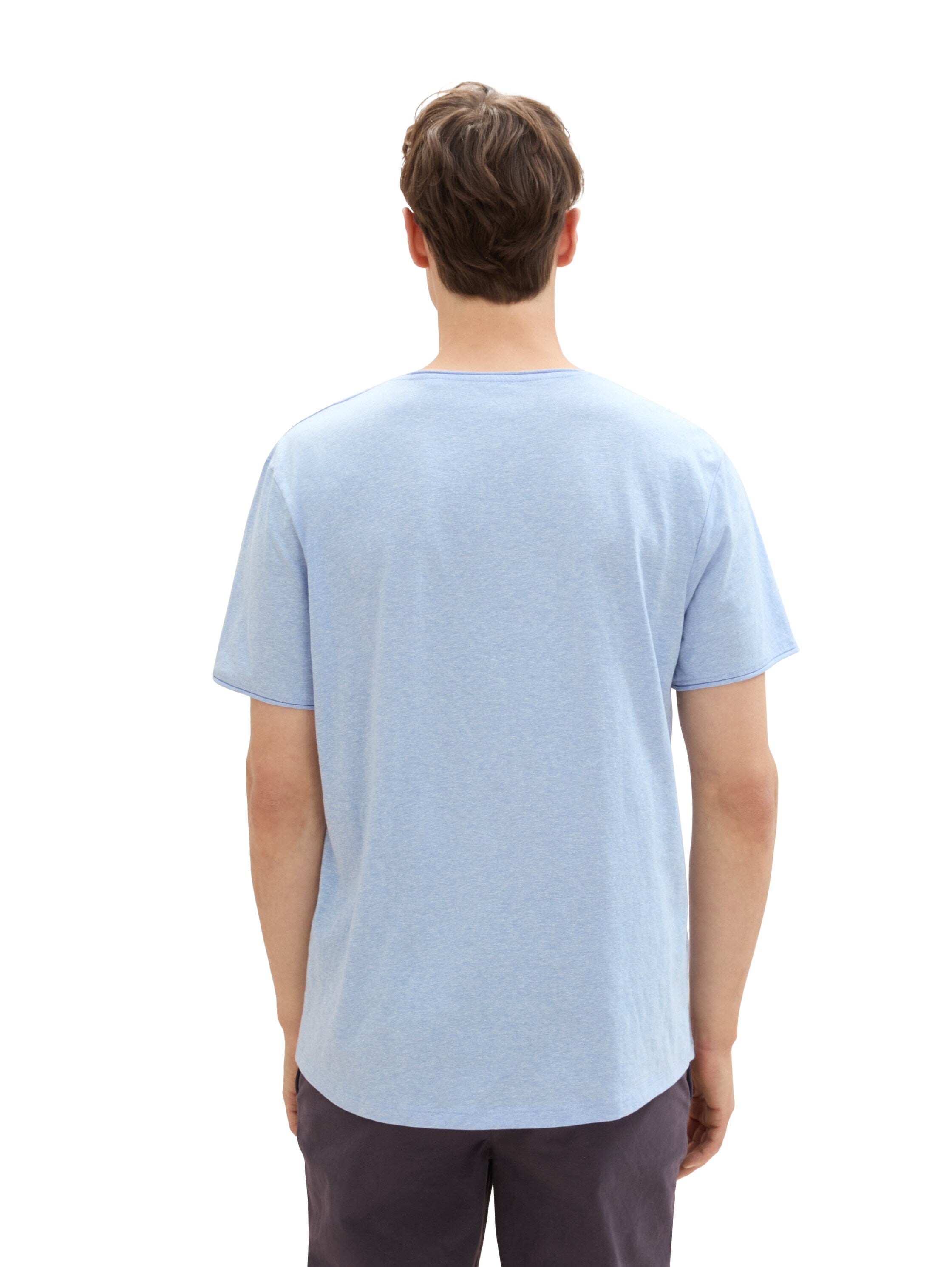 Tom Tailor denim Herren T-Shirts kurz Brunnera Blue