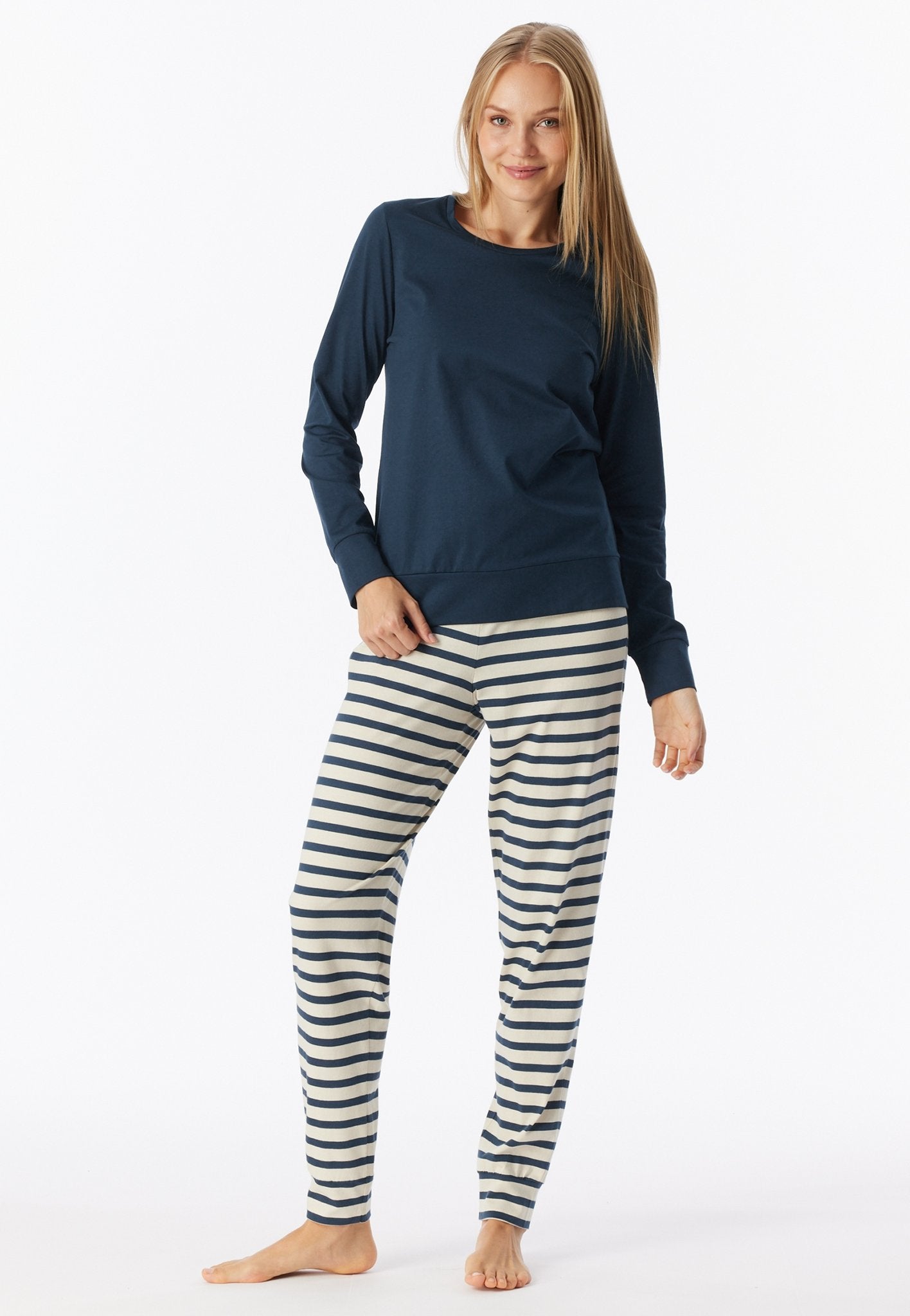 Schiesser Schlafanzug Deep Blue