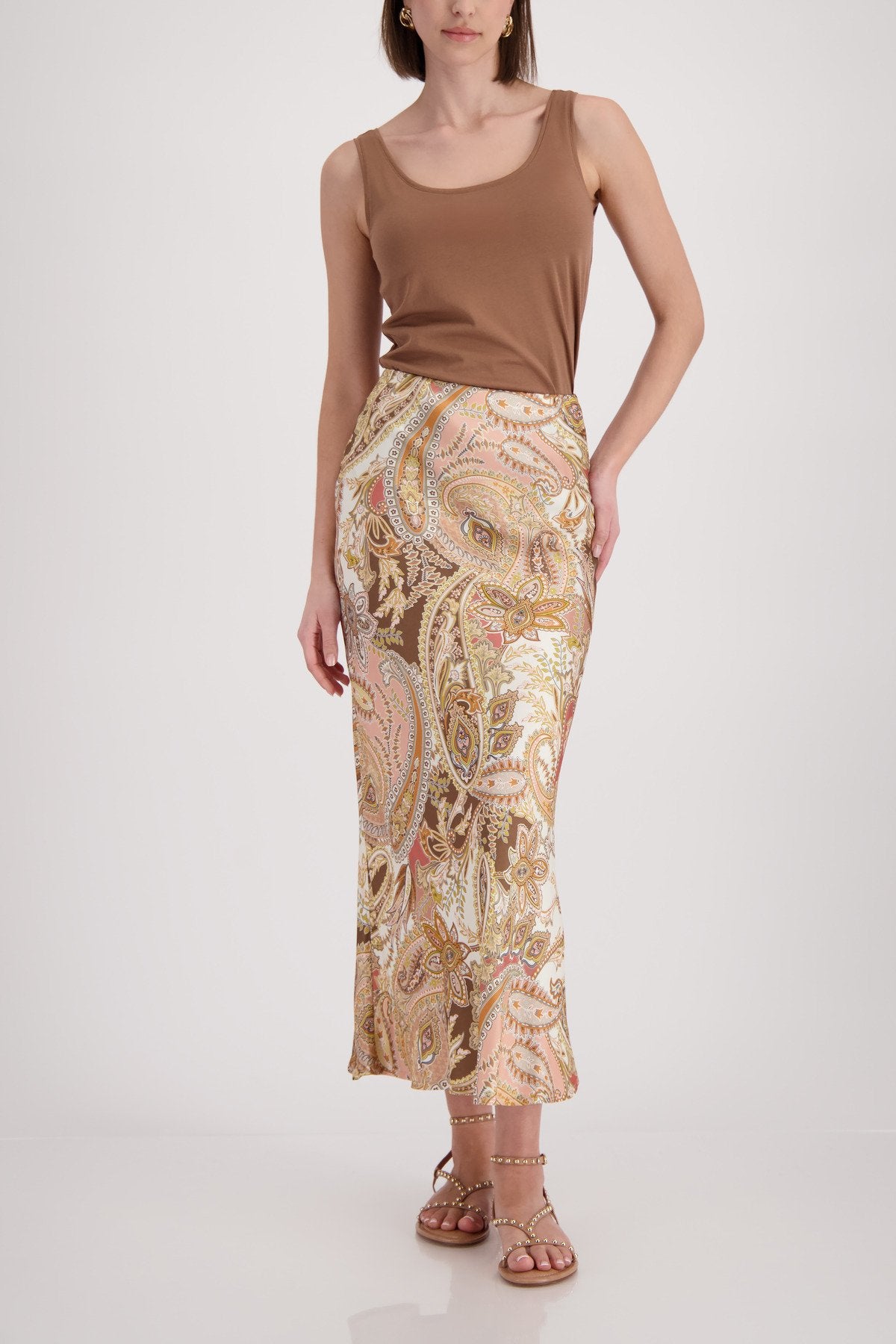 Monari Damen Tops  Mocca