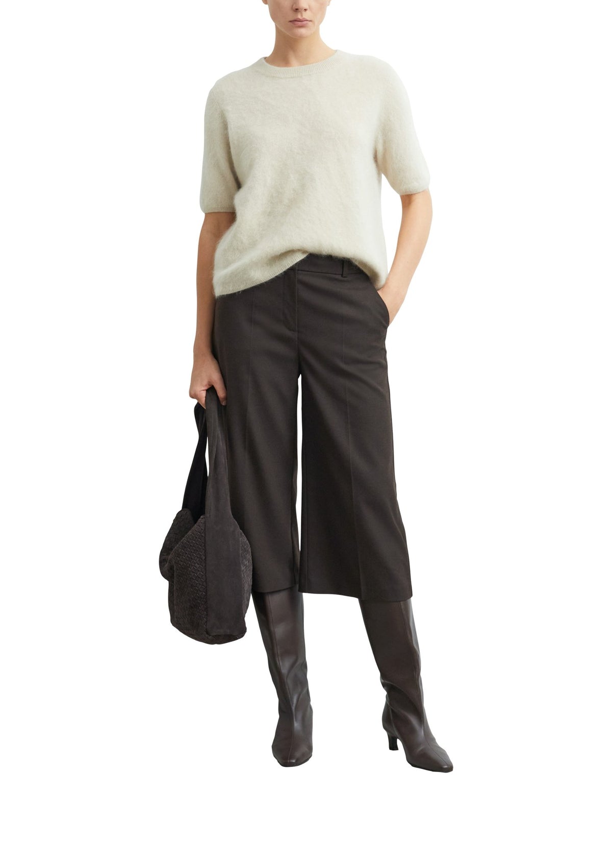 Comma Damen Pullover  Brown