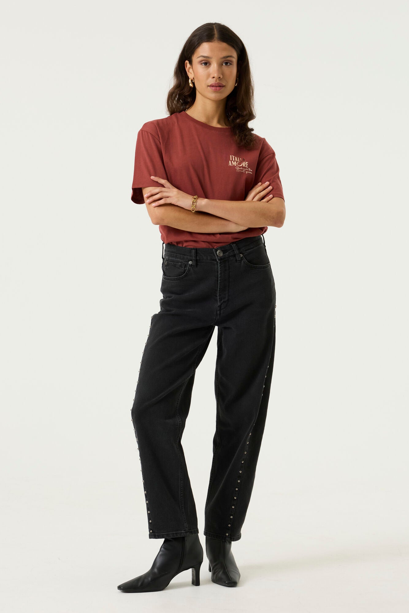 Garcia Damen T-Shirts Chili Blush