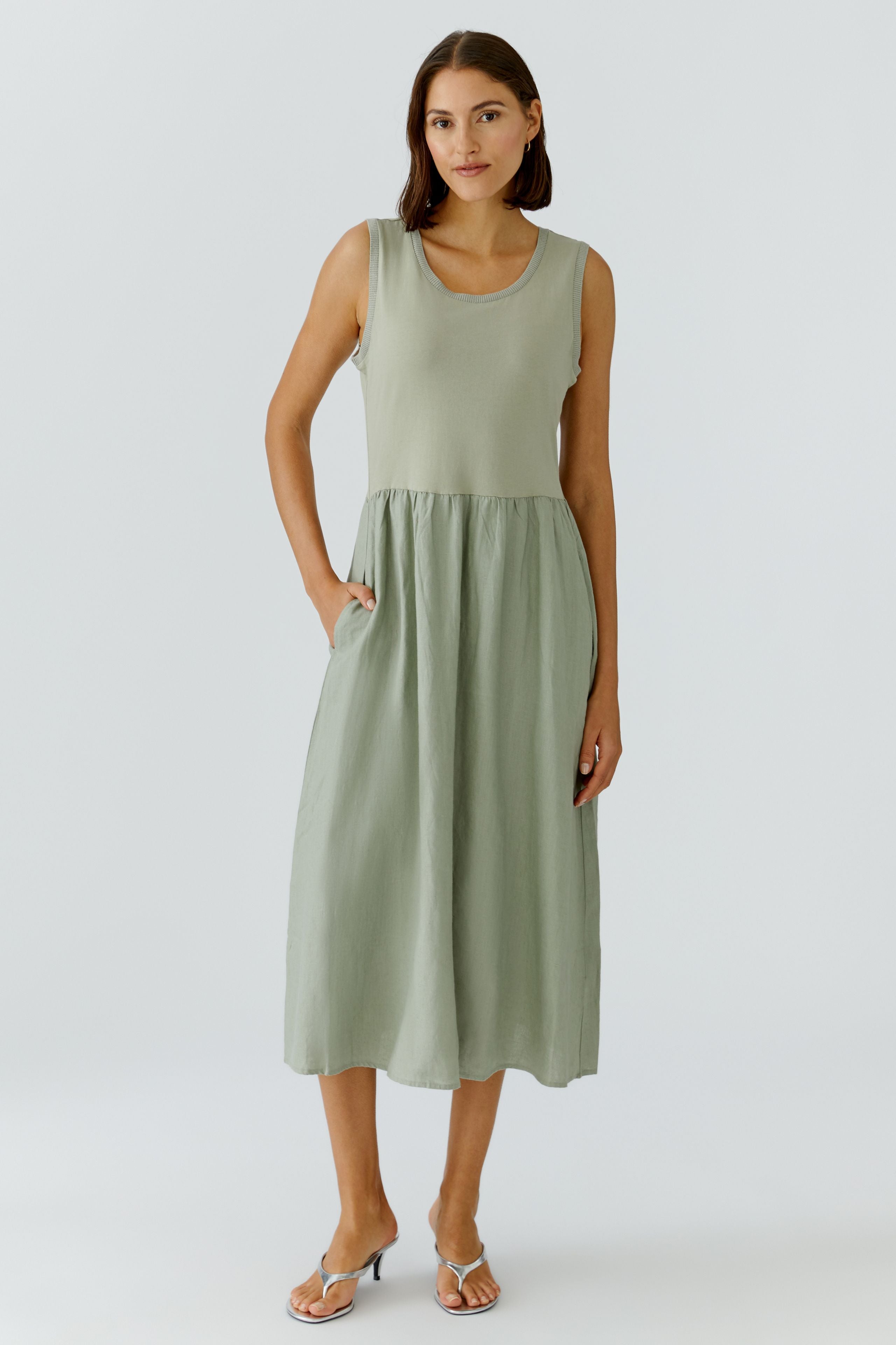 Oui Damen Kleider Seagrass