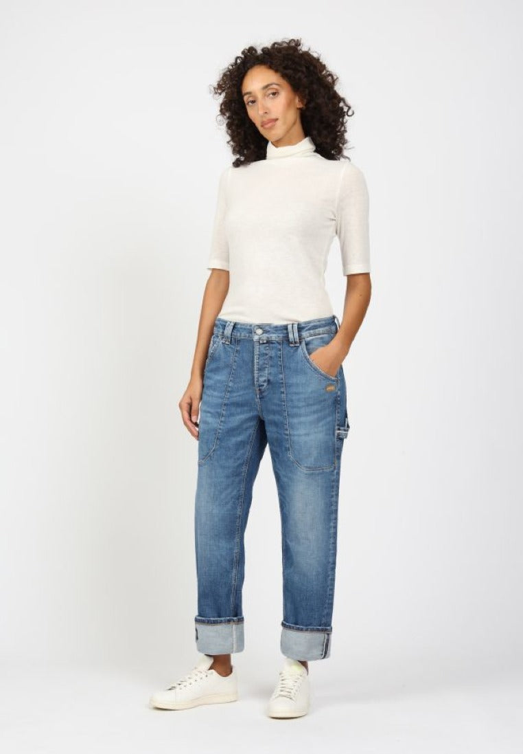 Gang Damen Jeans  Midblue
