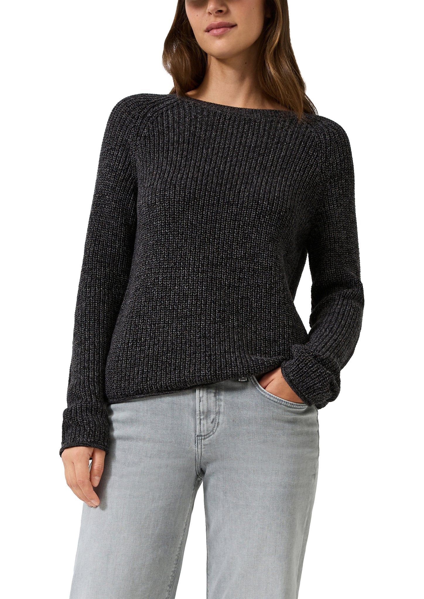 QS by S.Oliver Damen Pullover W Grey/Black