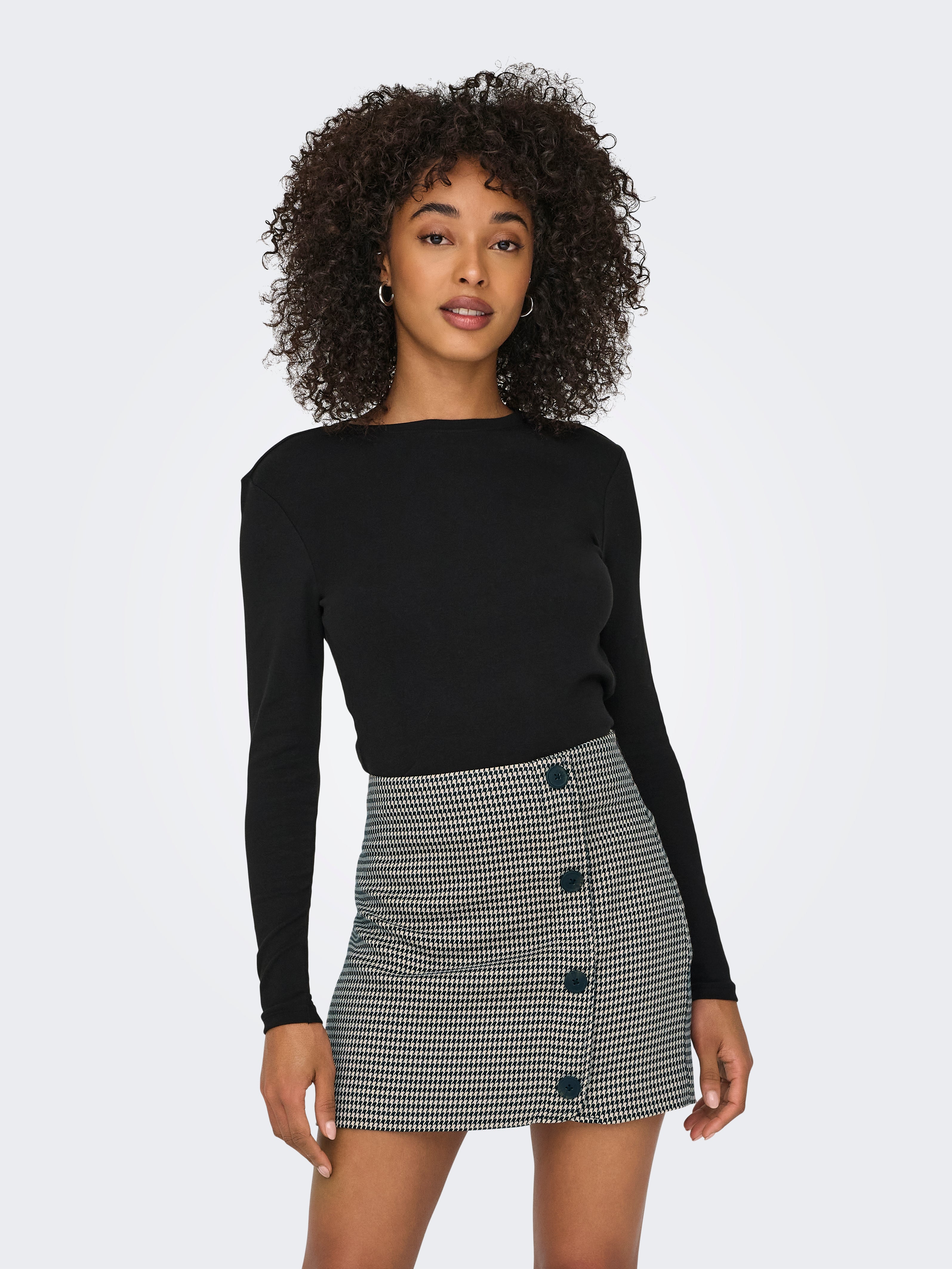only Damen T-Shirts Black