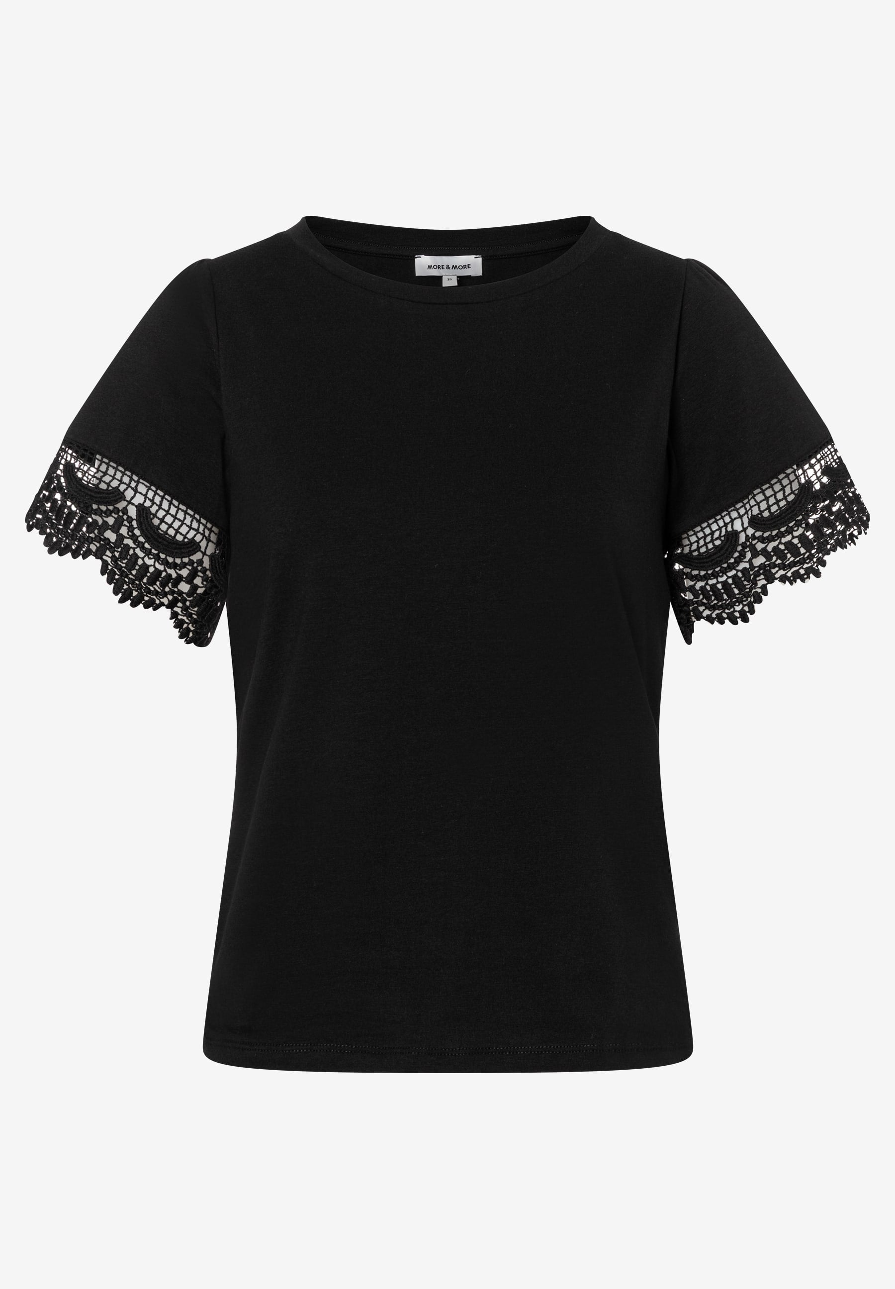 More & More Damen T-Shirts  Black