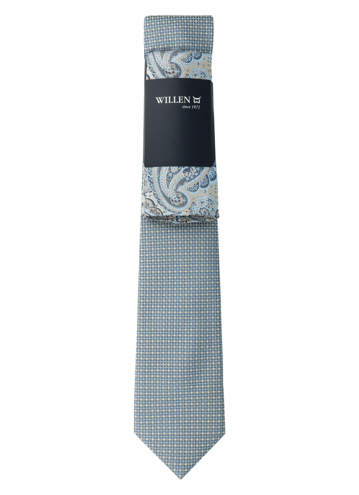 Willen Herren Krawatten & Schleifen Mittelblau