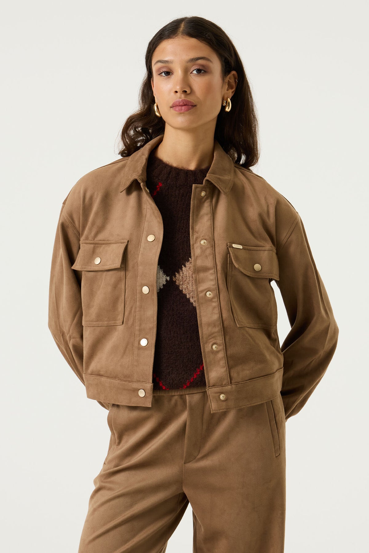 Garcia Damen Blazer Soft Taupe