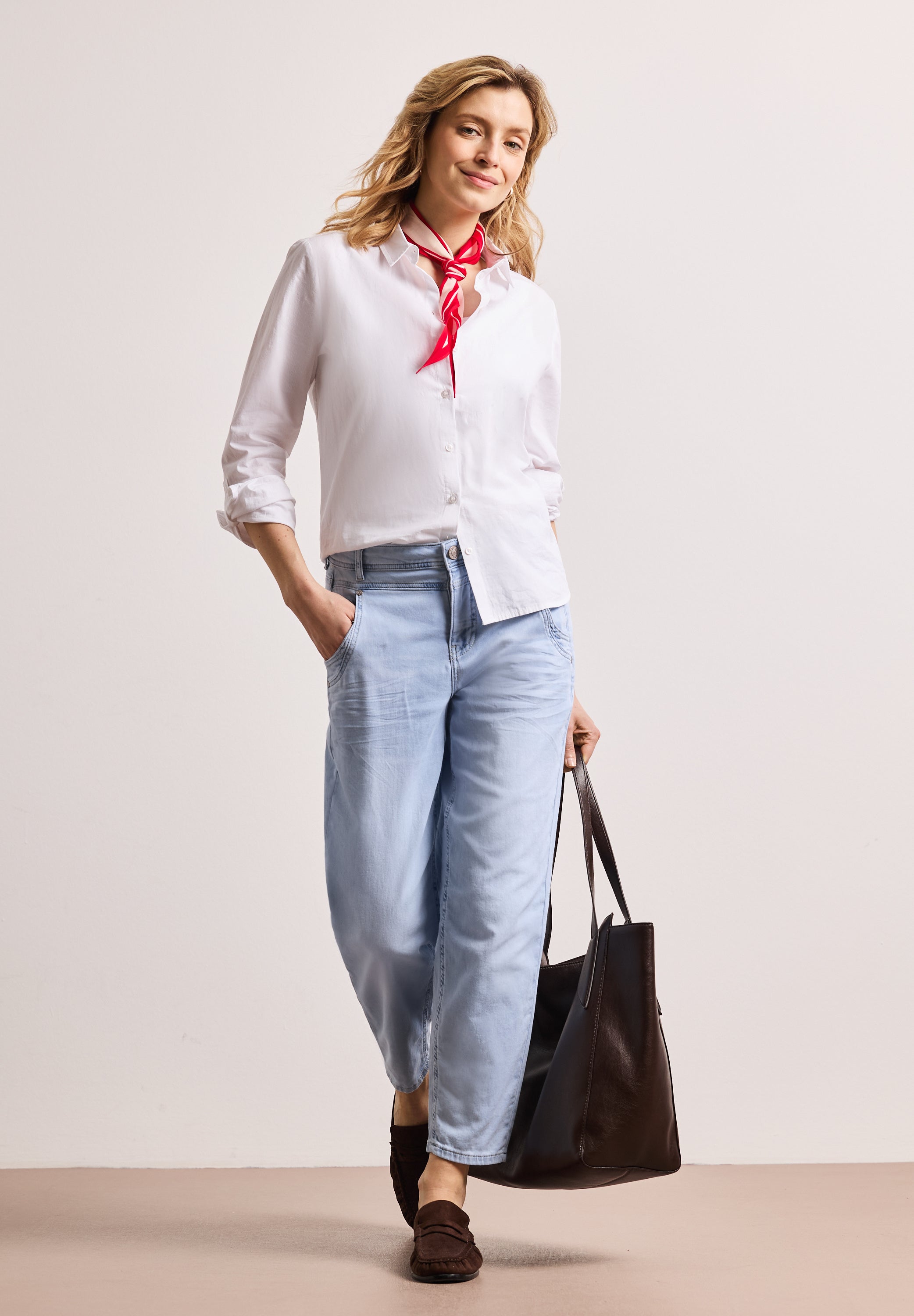 Street One Damen Hosen  Ultra Ble