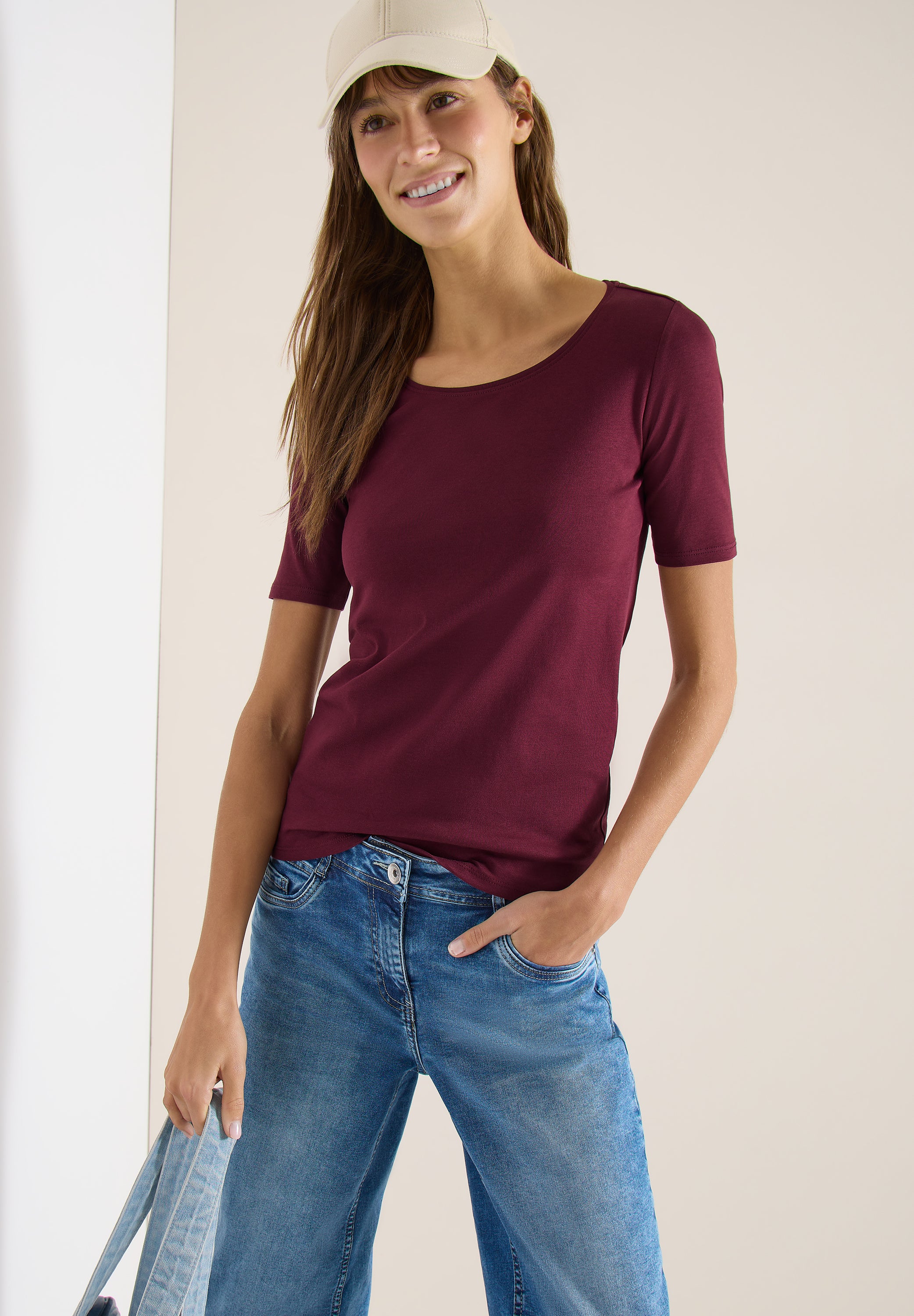 Cecil Damen T-Shirts  Sweet Gra