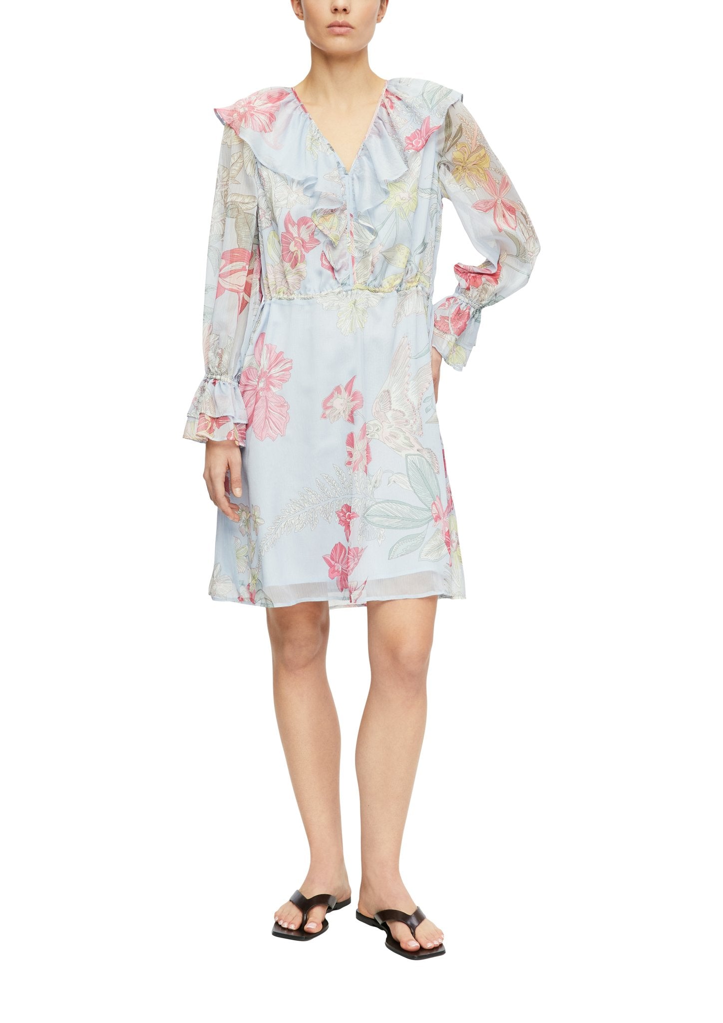 Comma Damen Kleider Blue