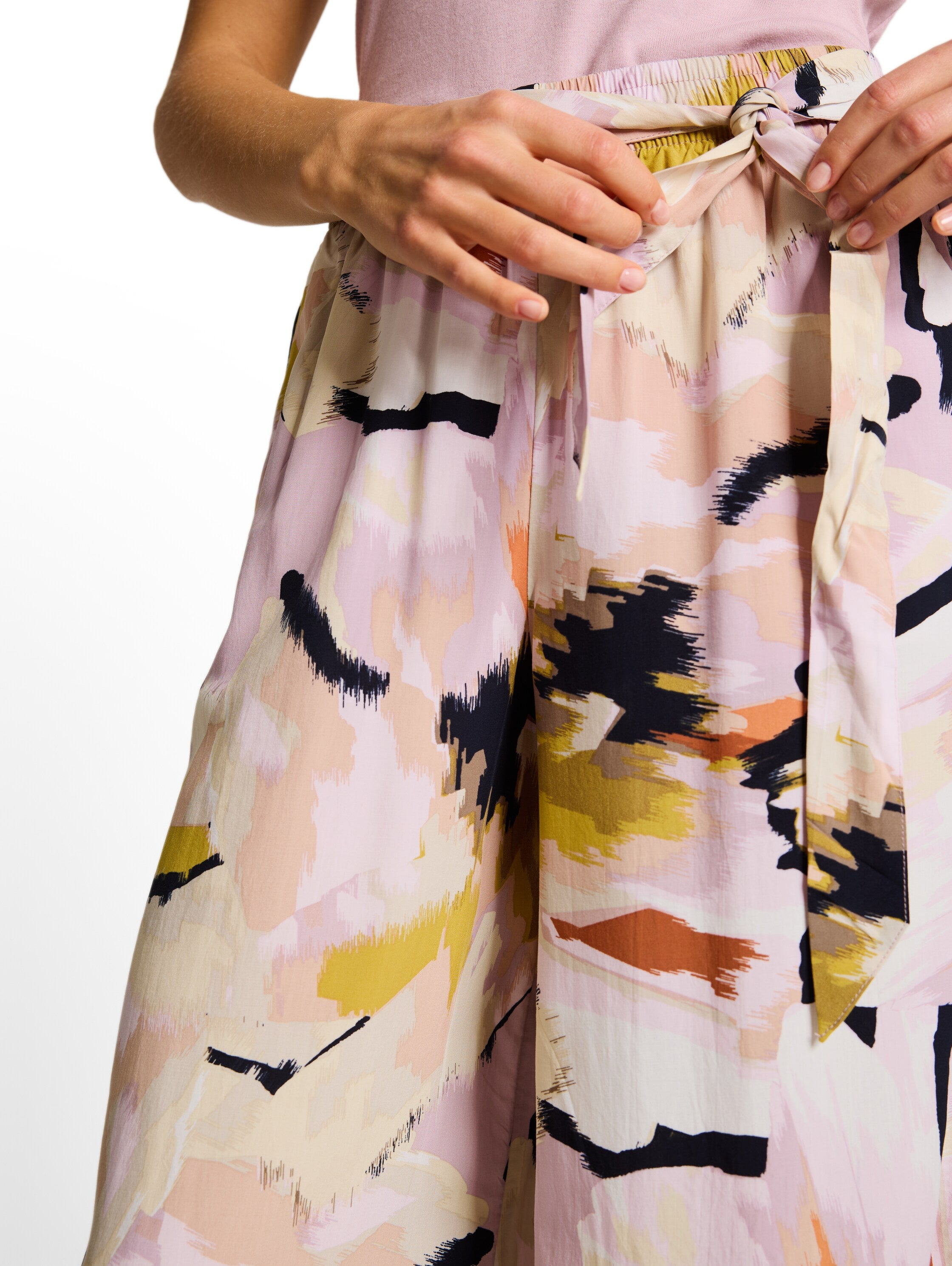 Tom Tailor Damen Hosen Big Abstract Fl