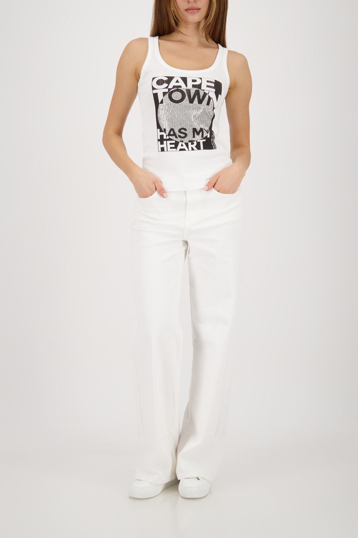 Monari Damen Tops Off-White
