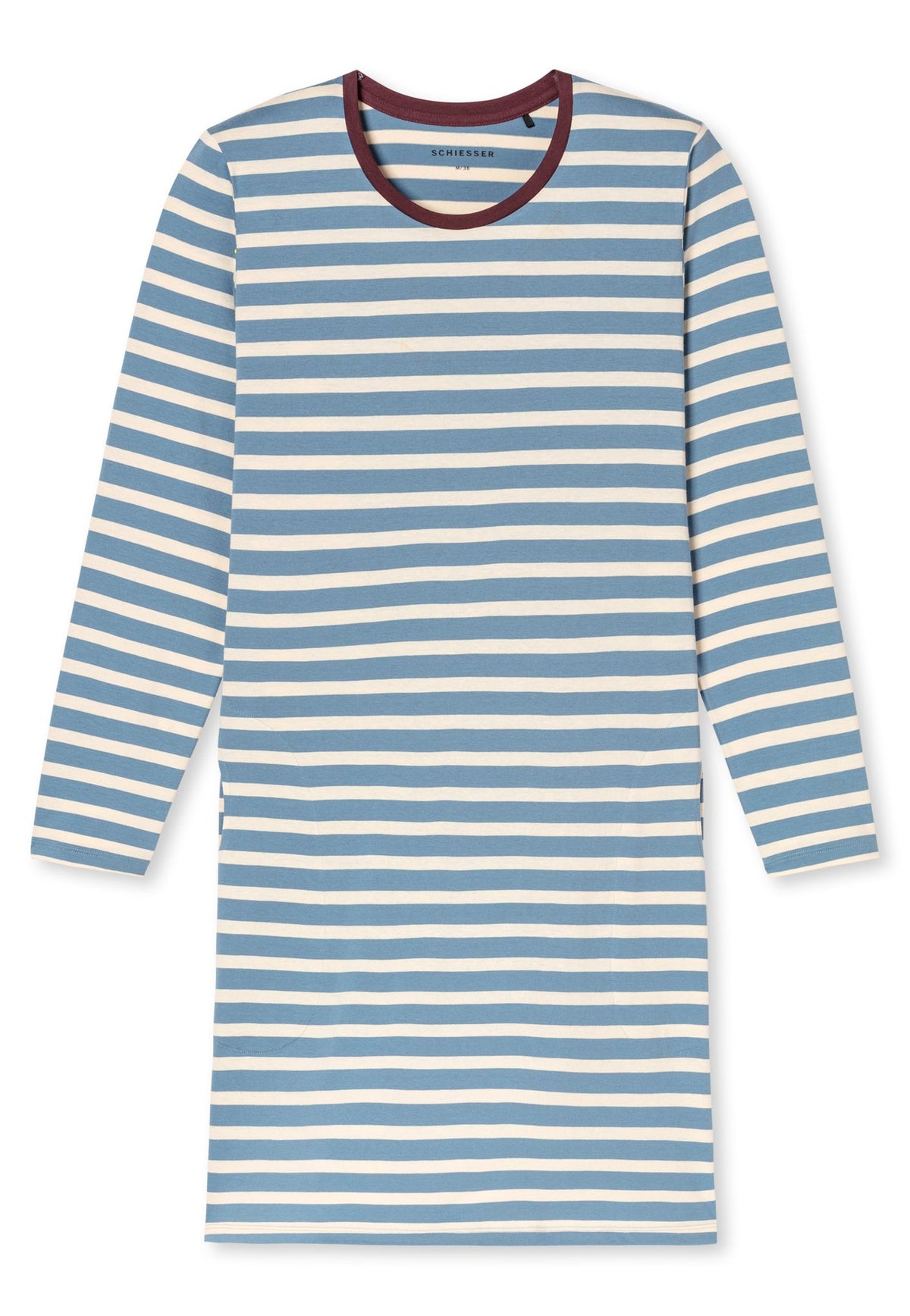 Schiesser Nachthemd Graublau